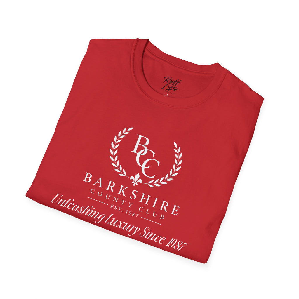 Barkshire County Club Tee — Funny Dog Club Logo T-Shirt