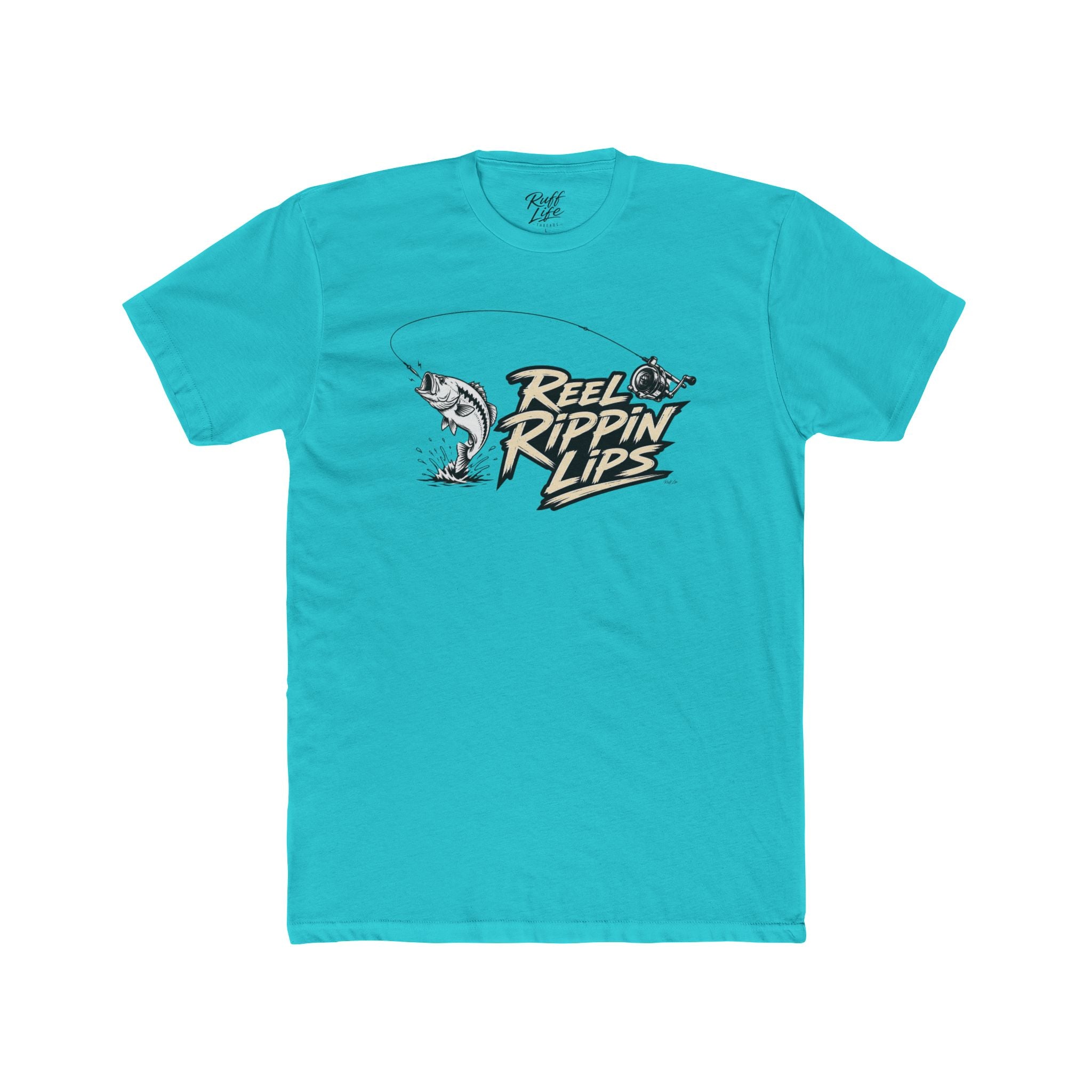 Fishing T-Shirt — "Reel Rippin' Lips" Bass Graphic Tee