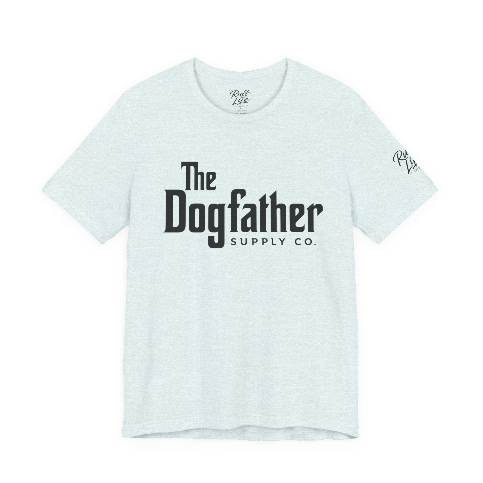 Dogfather T‑Shirt — "Respect the Family, Respect the Food Bowl" Funny Dog Graphic Tee