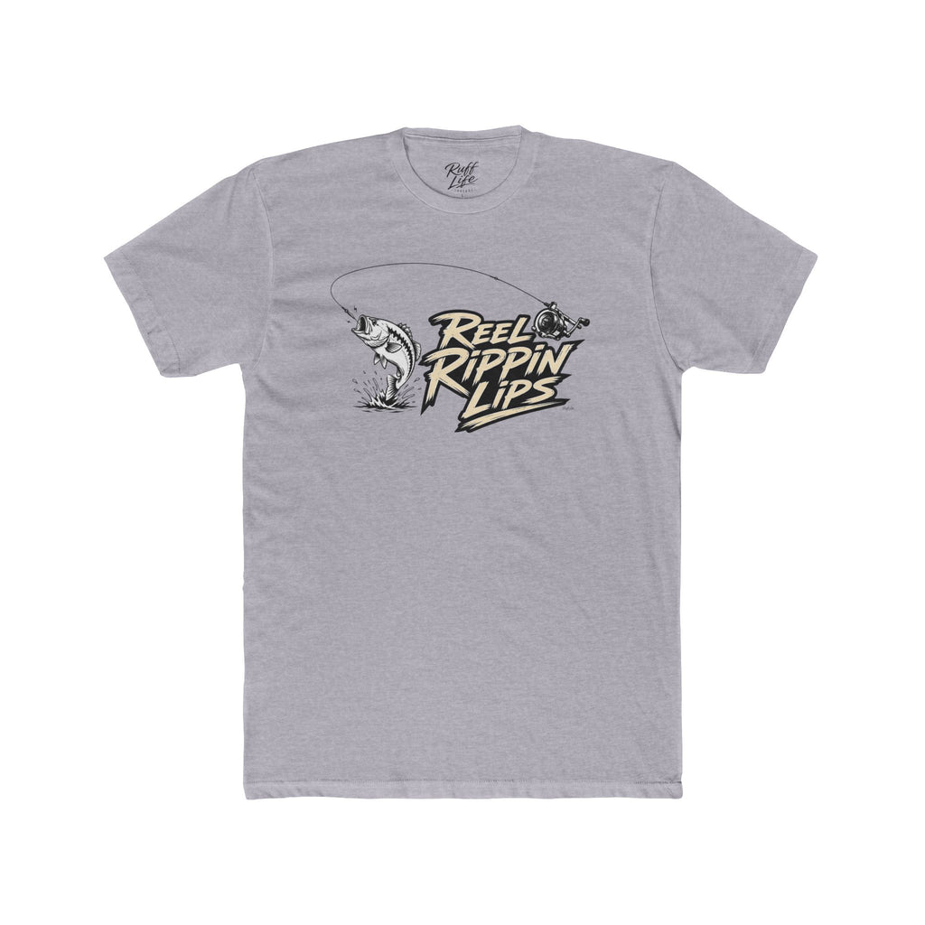 Fishing T-Shirt — "Reel Rippin' Lips" Bass Graphic Tee