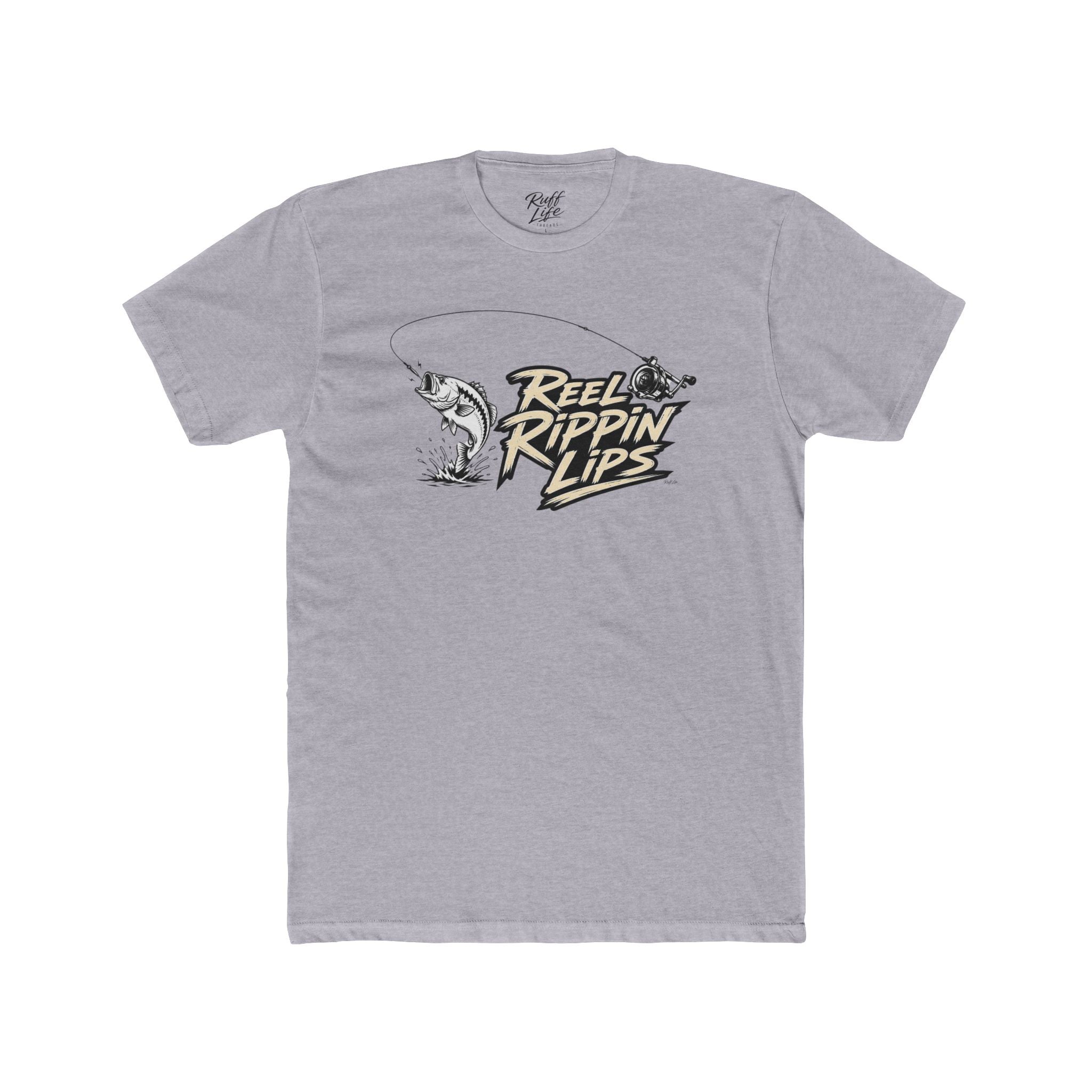 Fishing T-Shirt — "Reel Rippin' Lips" Bass Graphic Tee