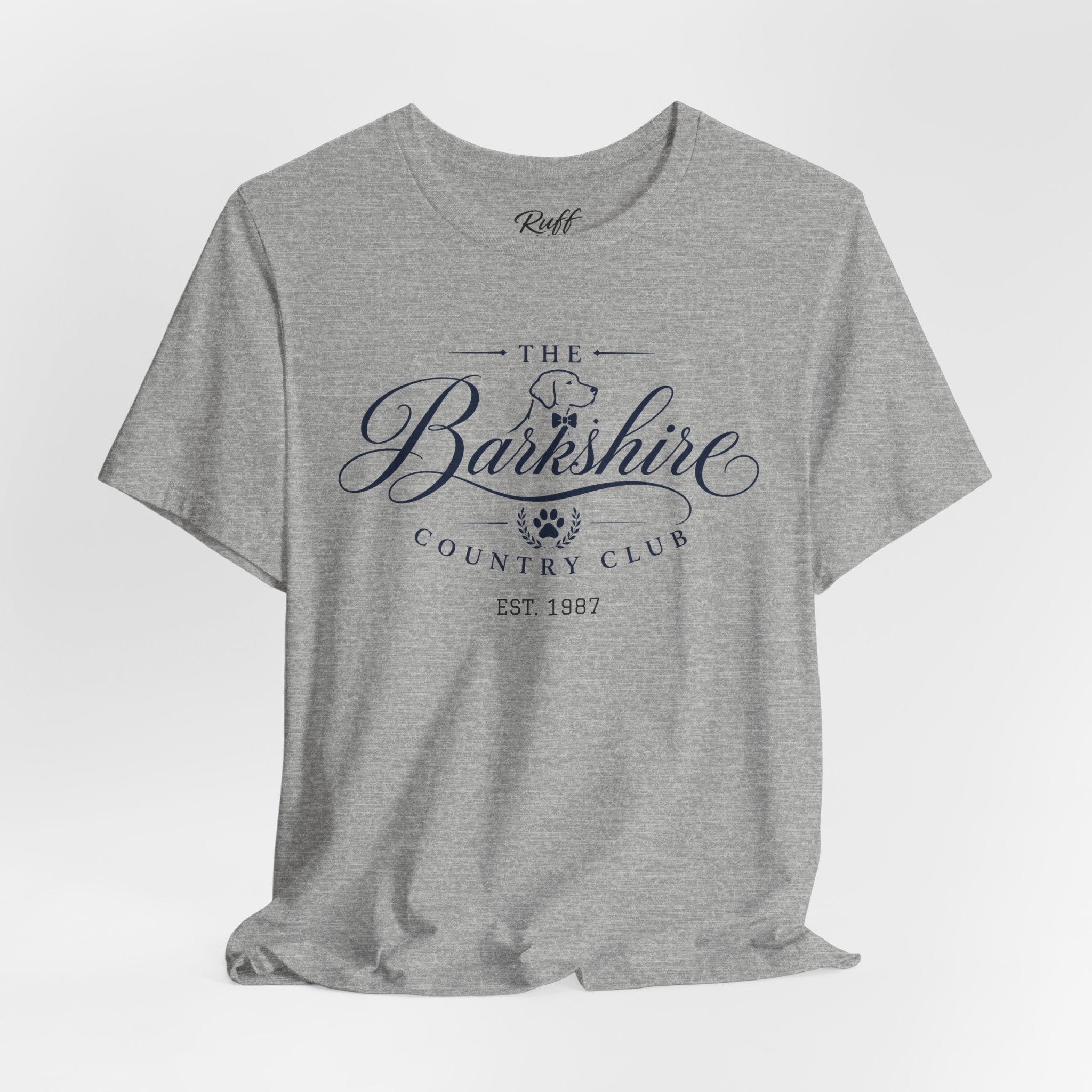 Barkshire CC Tee — "My Financial Advisor Told Me to Diversify" Dog Champagne & Oysters T-Shirt
