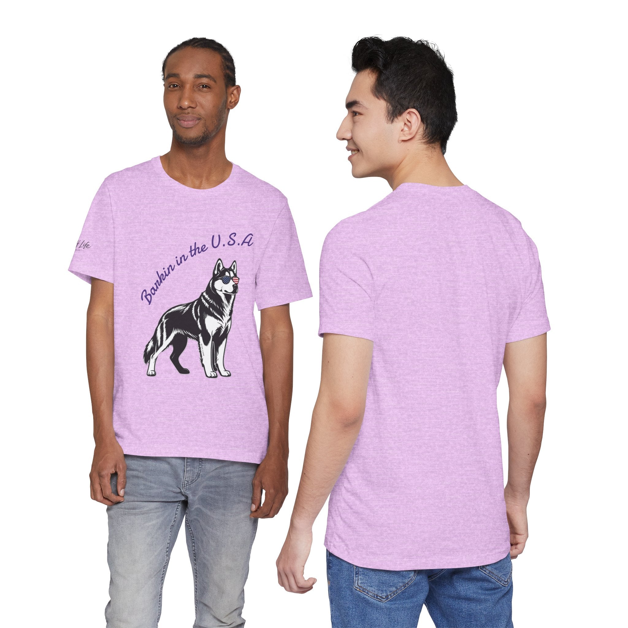 Barkin' in the USA Dog T-Shirt — Funny Patriotic Pup Tee