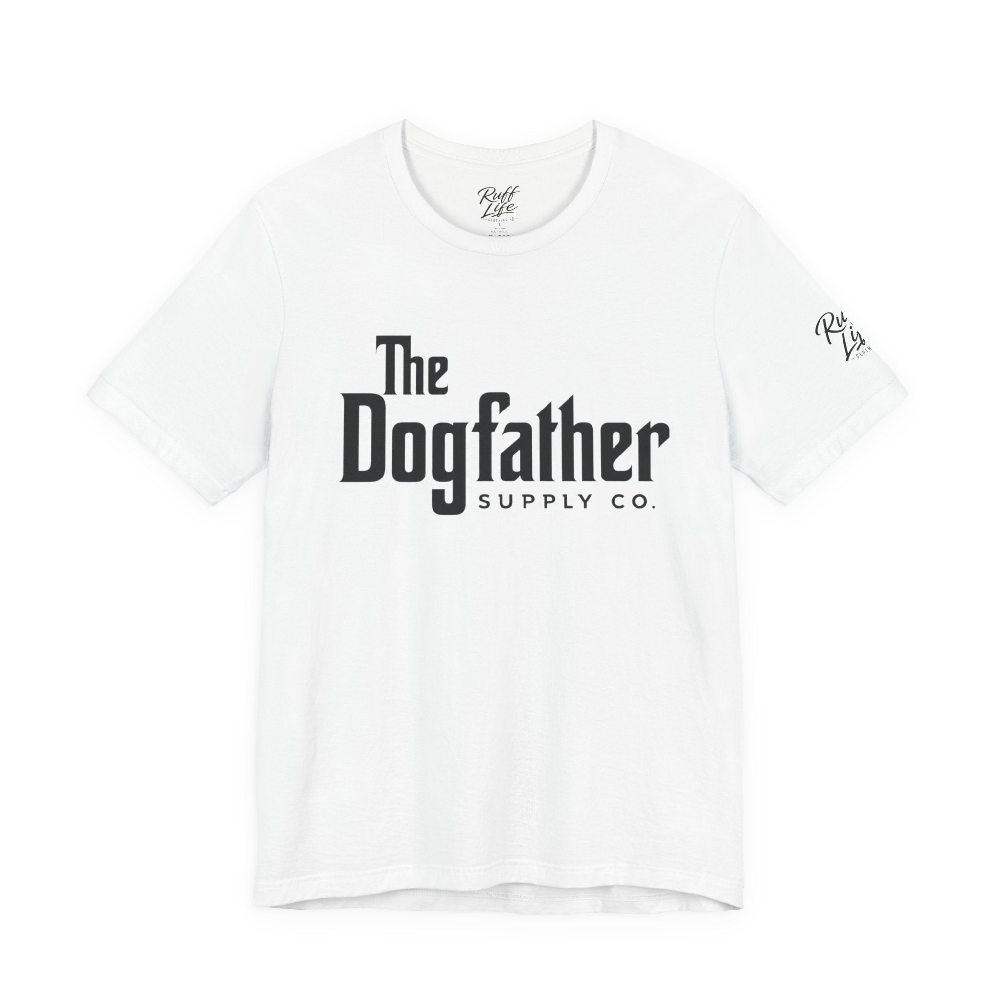 Dogfather T‑Shirt — "Respect the Family, Respect the Food Bowl" Funny Dog Graphic Tee