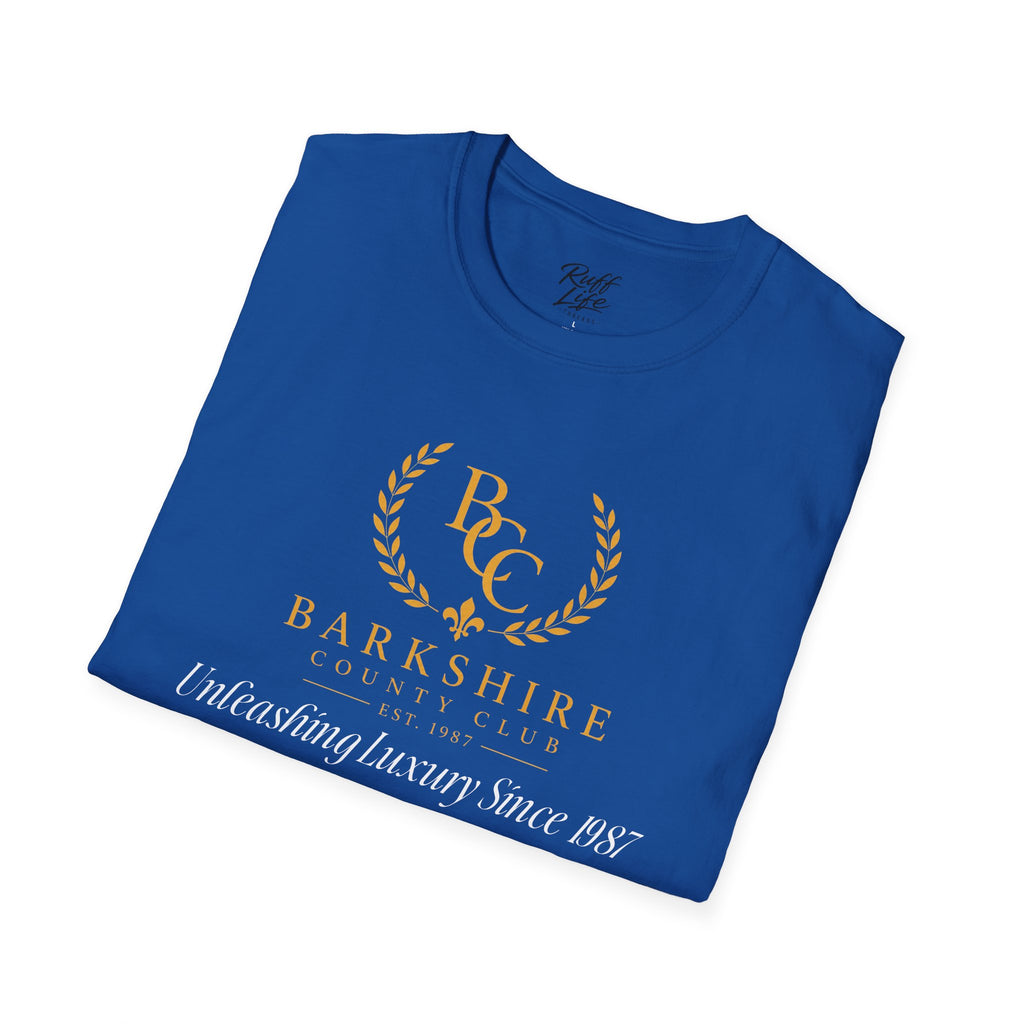 Barkshire County Club Tee — Funny Dog Club Logo T-Shirt