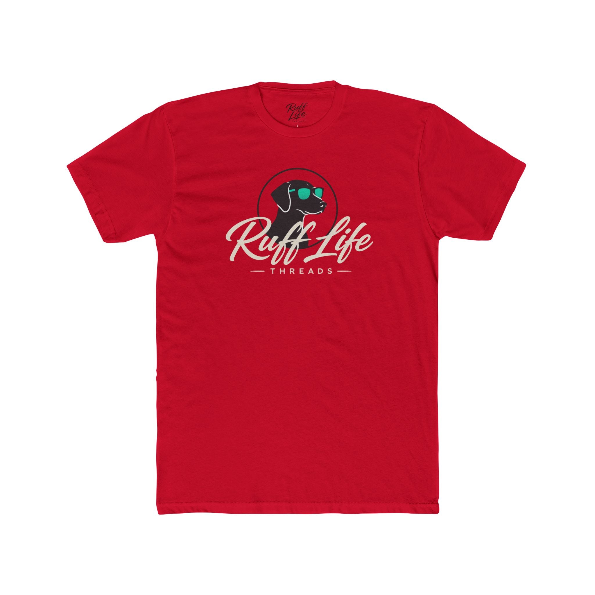 Ruff Life Tee — Retro Dog Graphic Cotton T‑Shirt