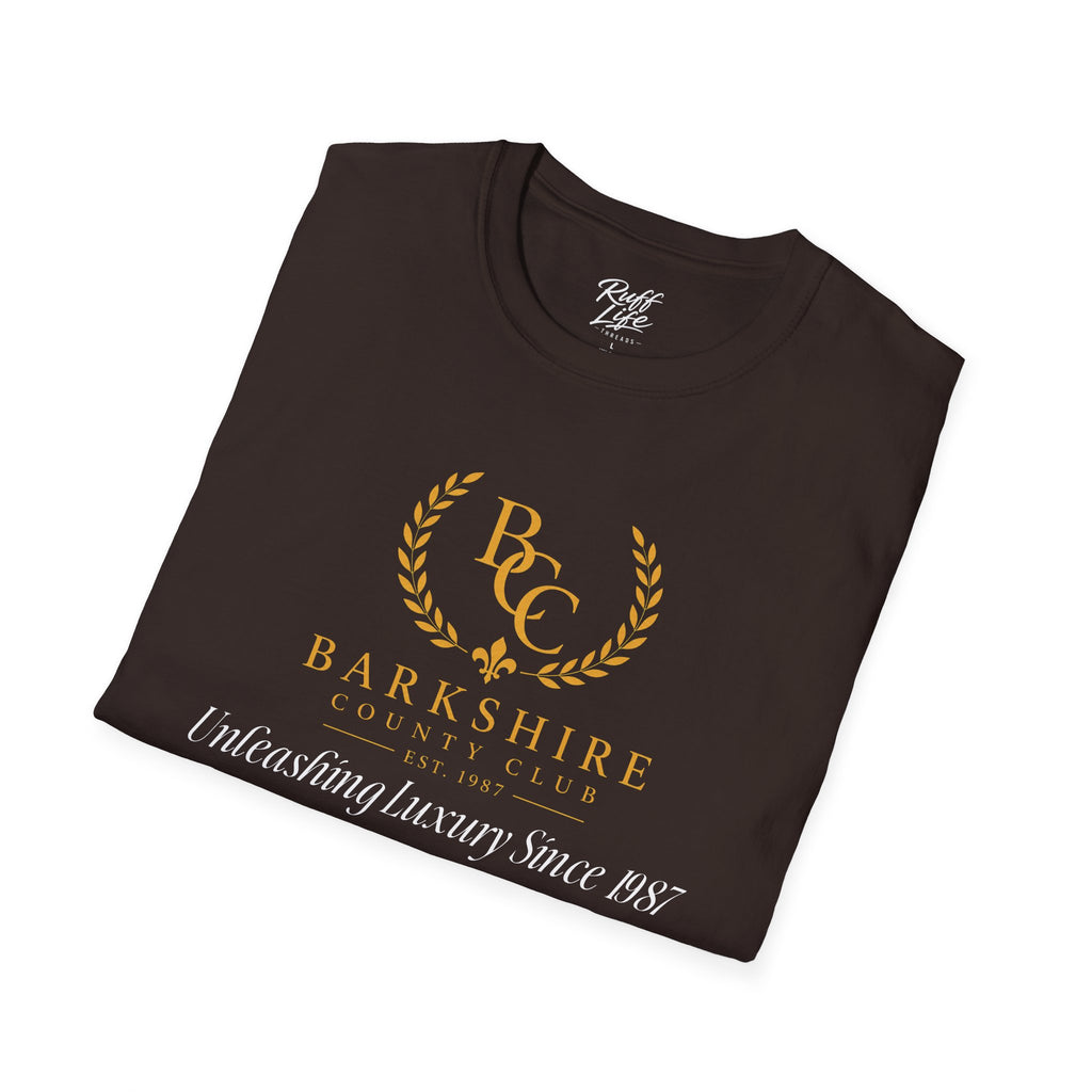 Barkshire County Club Tee — Funny Dog Club Logo T-Shirt