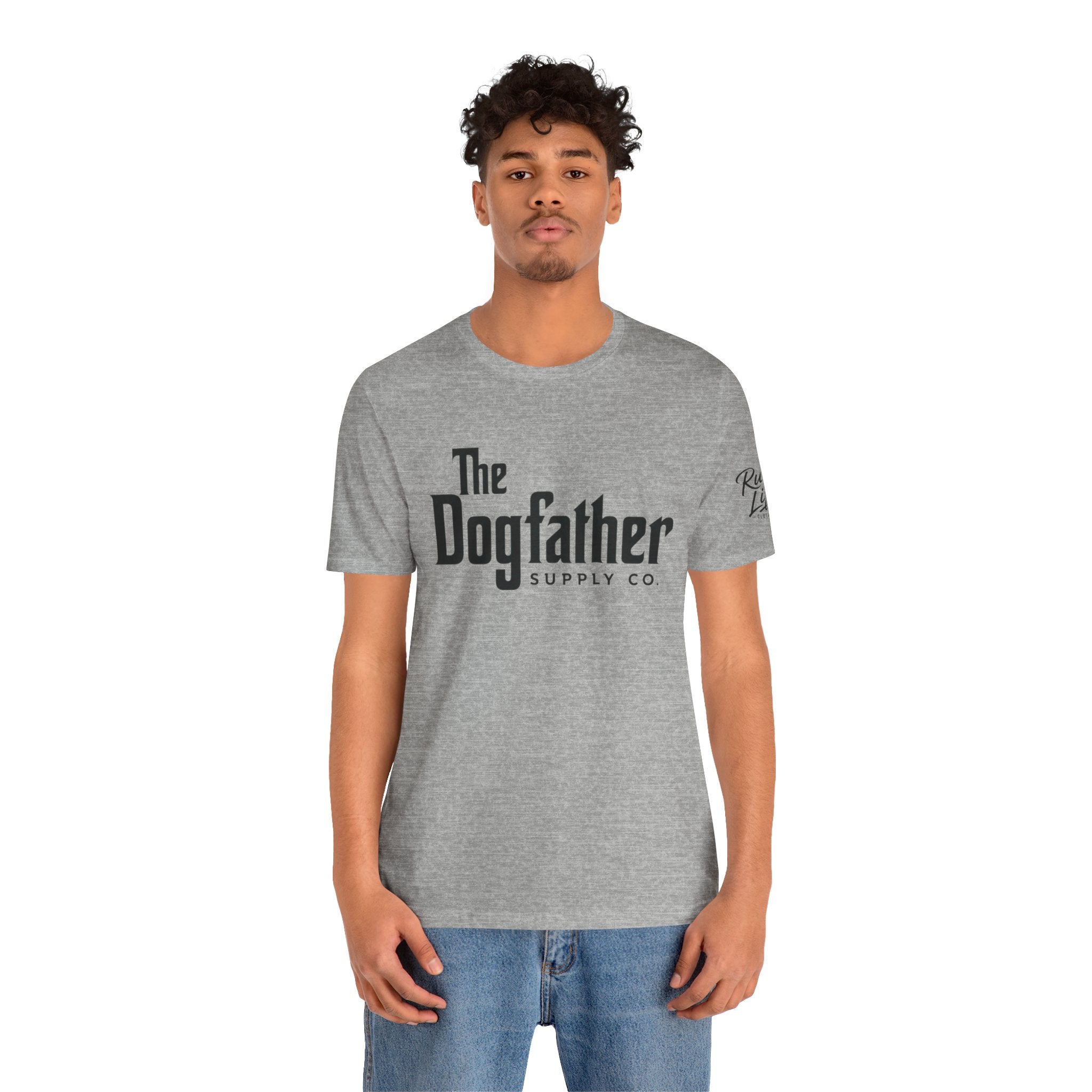 Dogfather T‑Shirt — "Respect the Family, Respect the Food Bowl" Funny Dog Graphic Tee
