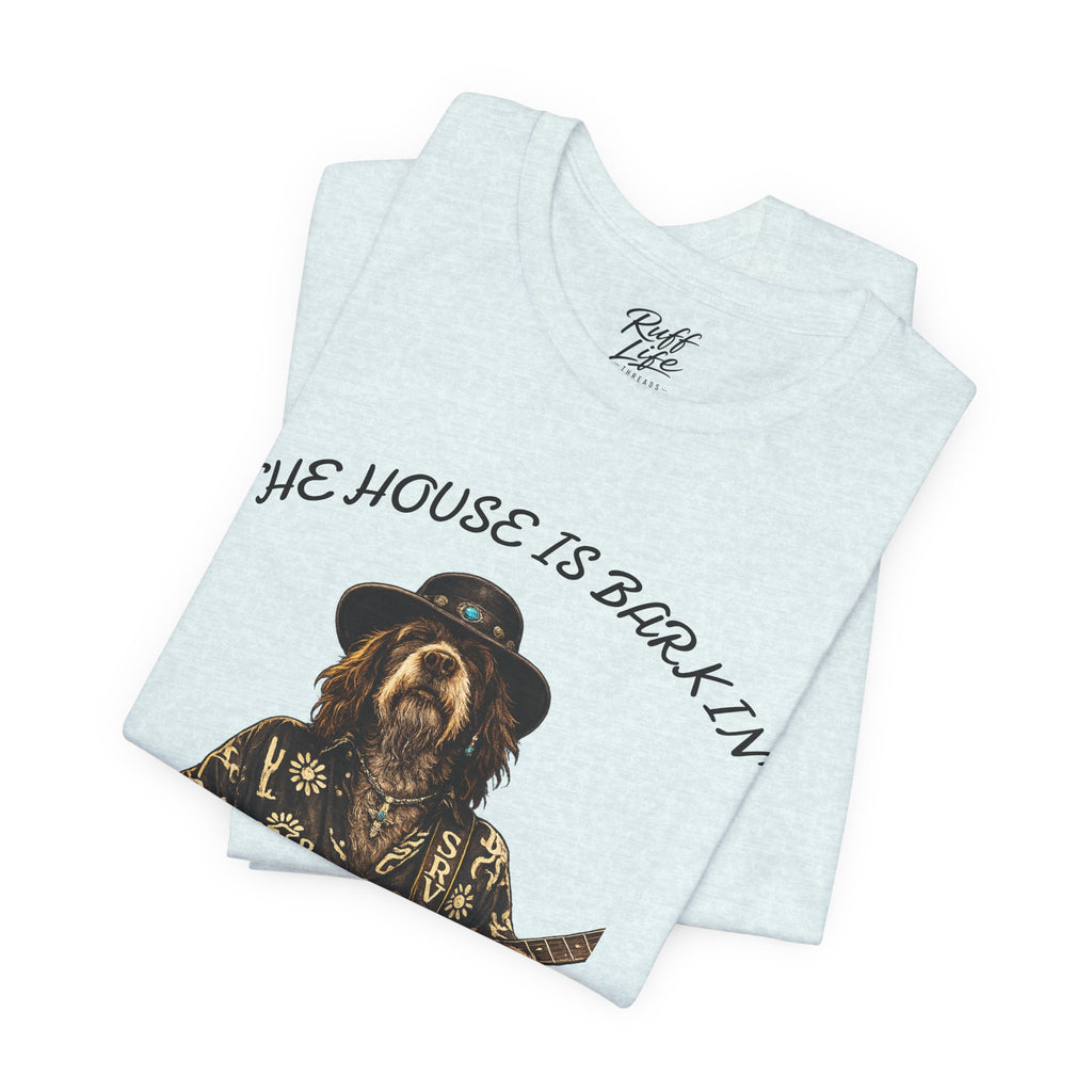 Howlin' Since '83 Vintage Dog Guitar Band Tee — SRV Inspired Rock T-Shirt