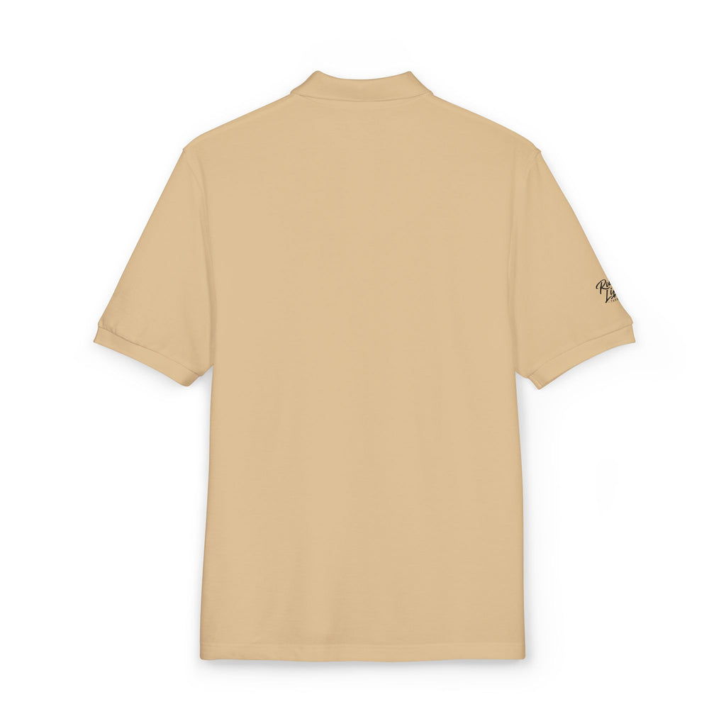 Embroidered "Barkshire Country Club" Golf Polo Shirt — Classic Short-Sleeve Collared Tee