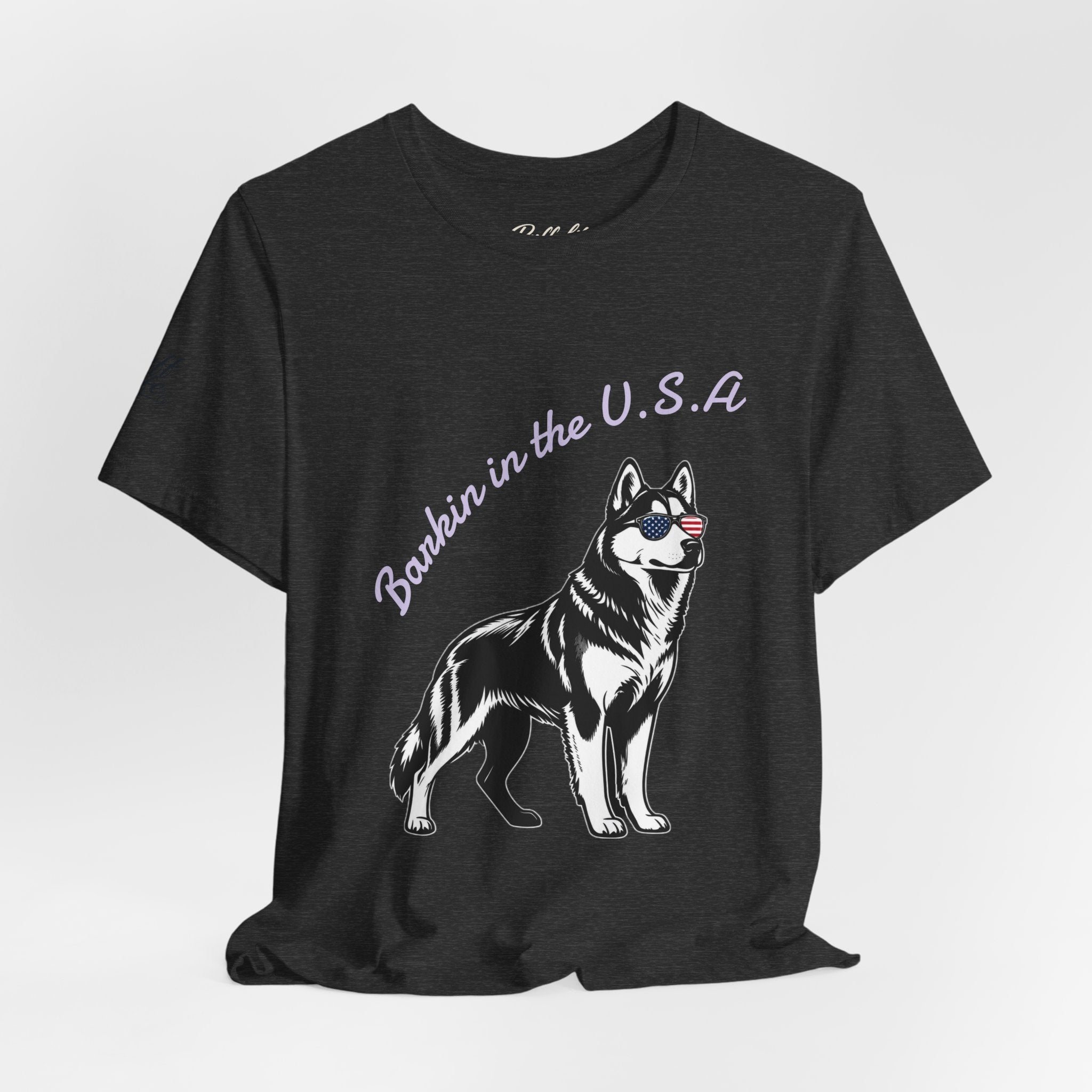 Barkin' in the USA Dog T-Shirt — Funny Patriotic Pup Tee