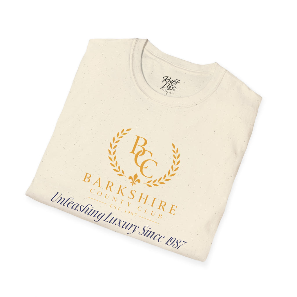 Barkshire County Club Tee — Funny Dog Club Logo T-Shirt