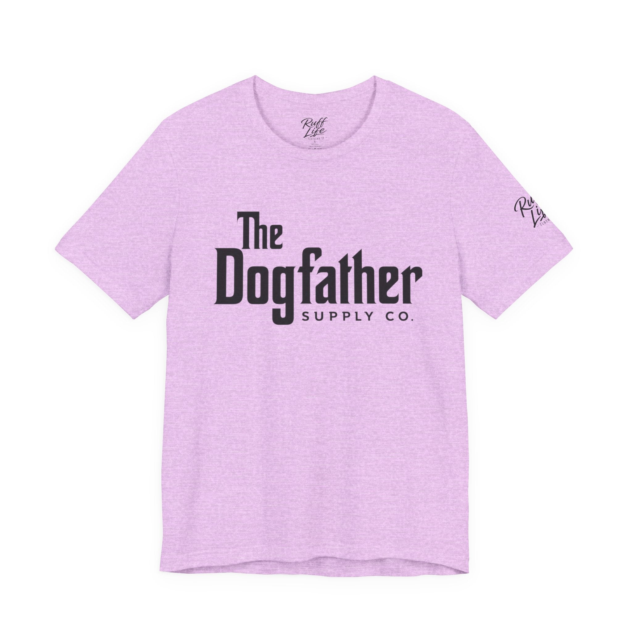 Dogfather T‑Shirt — "Respect the Family, Respect the Food Bowl" Funny Dog Graphic Tee