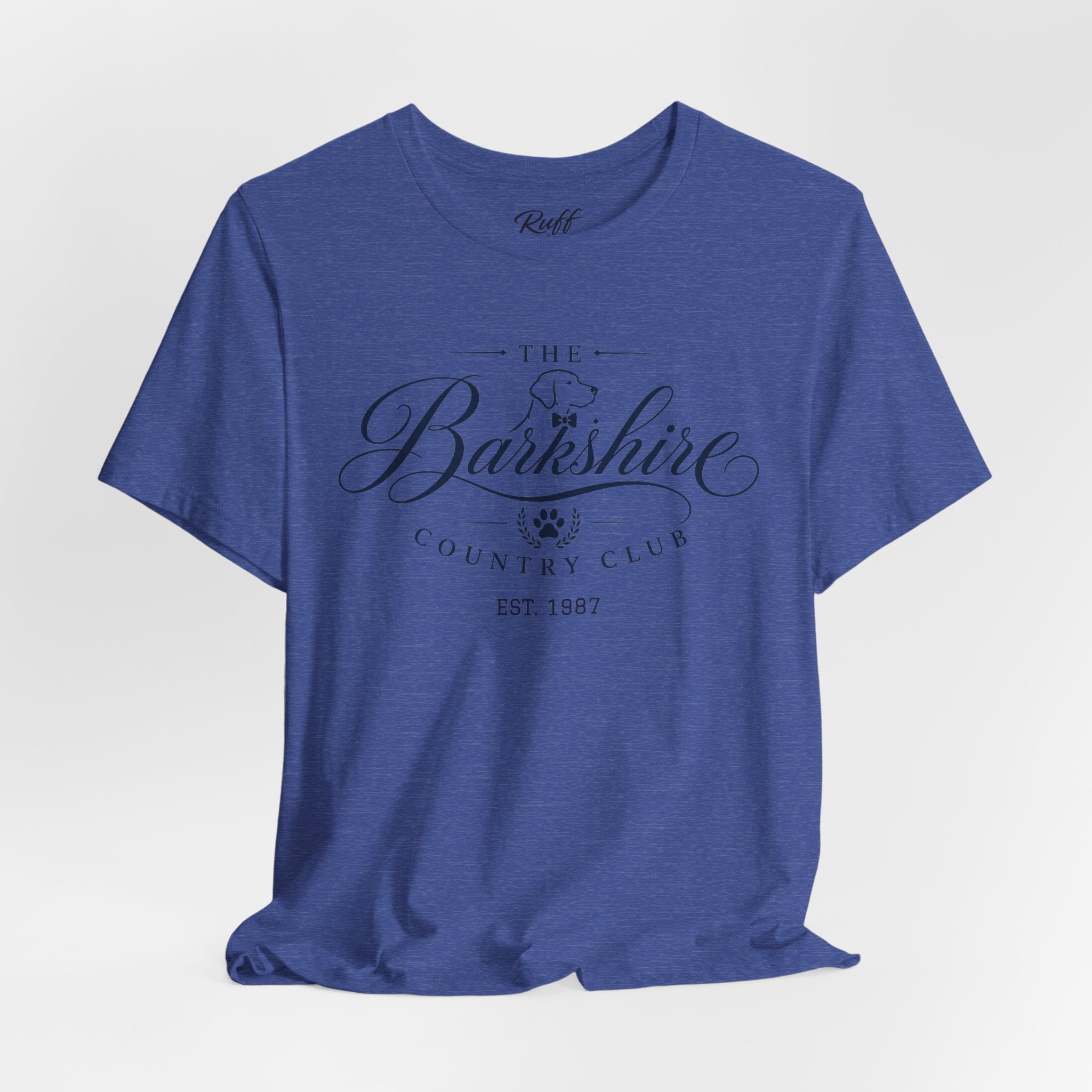 Barkshire CC Tee — "My Financial Advisor Told Me to Diversify" Dog Champagne & Oysters T-Shirt