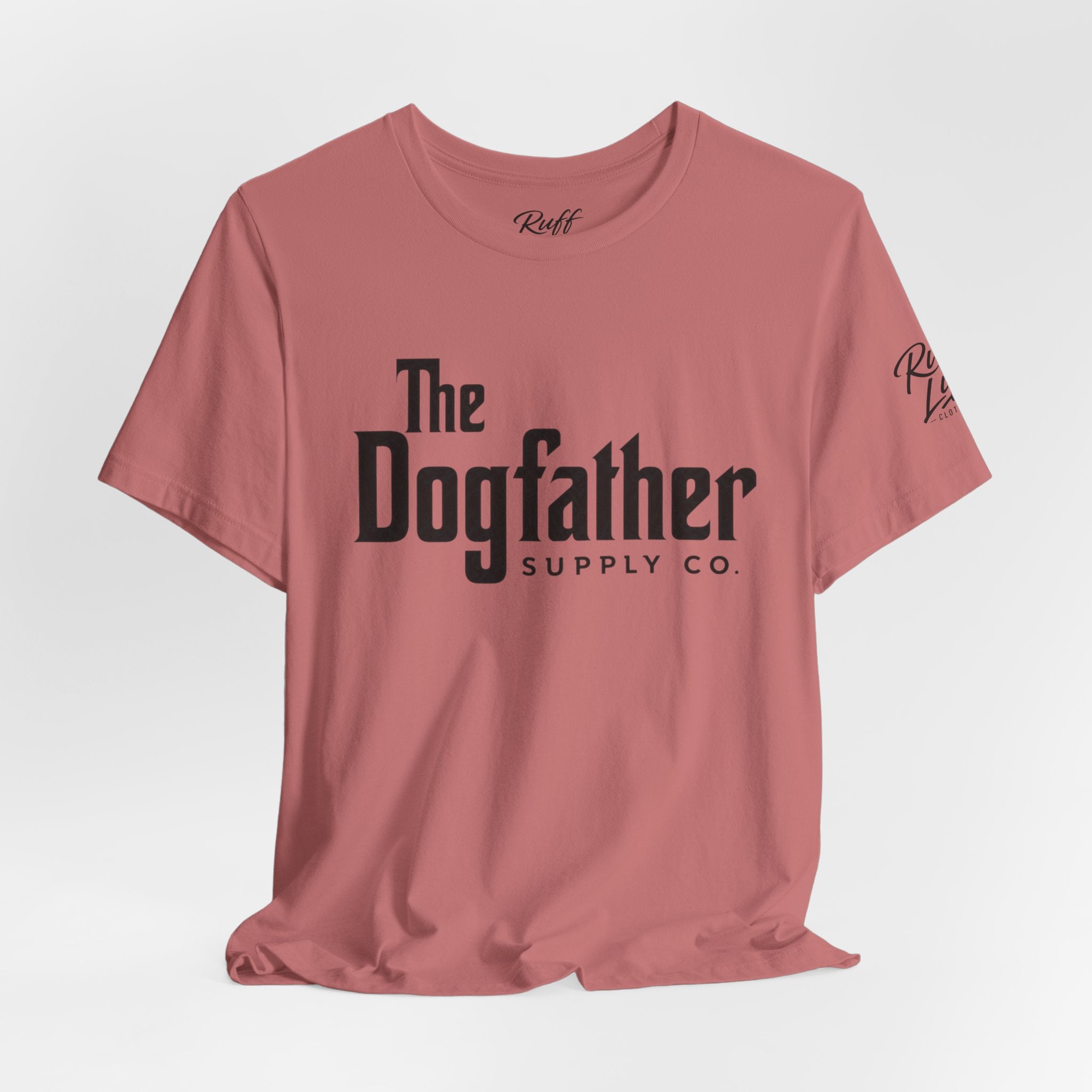 Dogfather T‑Shirt — "Respect the Family, Respect the Food Bowl" Funny Dog Graphic Tee