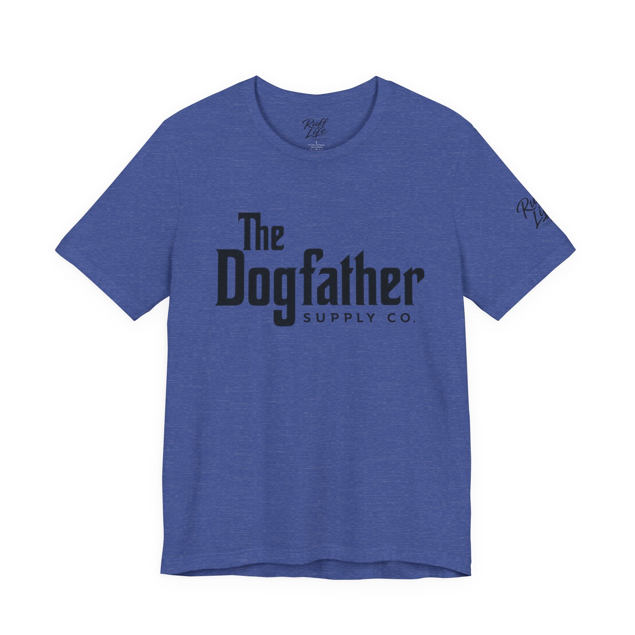Dogfather T‑Shirt — "Respect the Family, Respect the Food Bowl" Funny Dog Graphic Tee