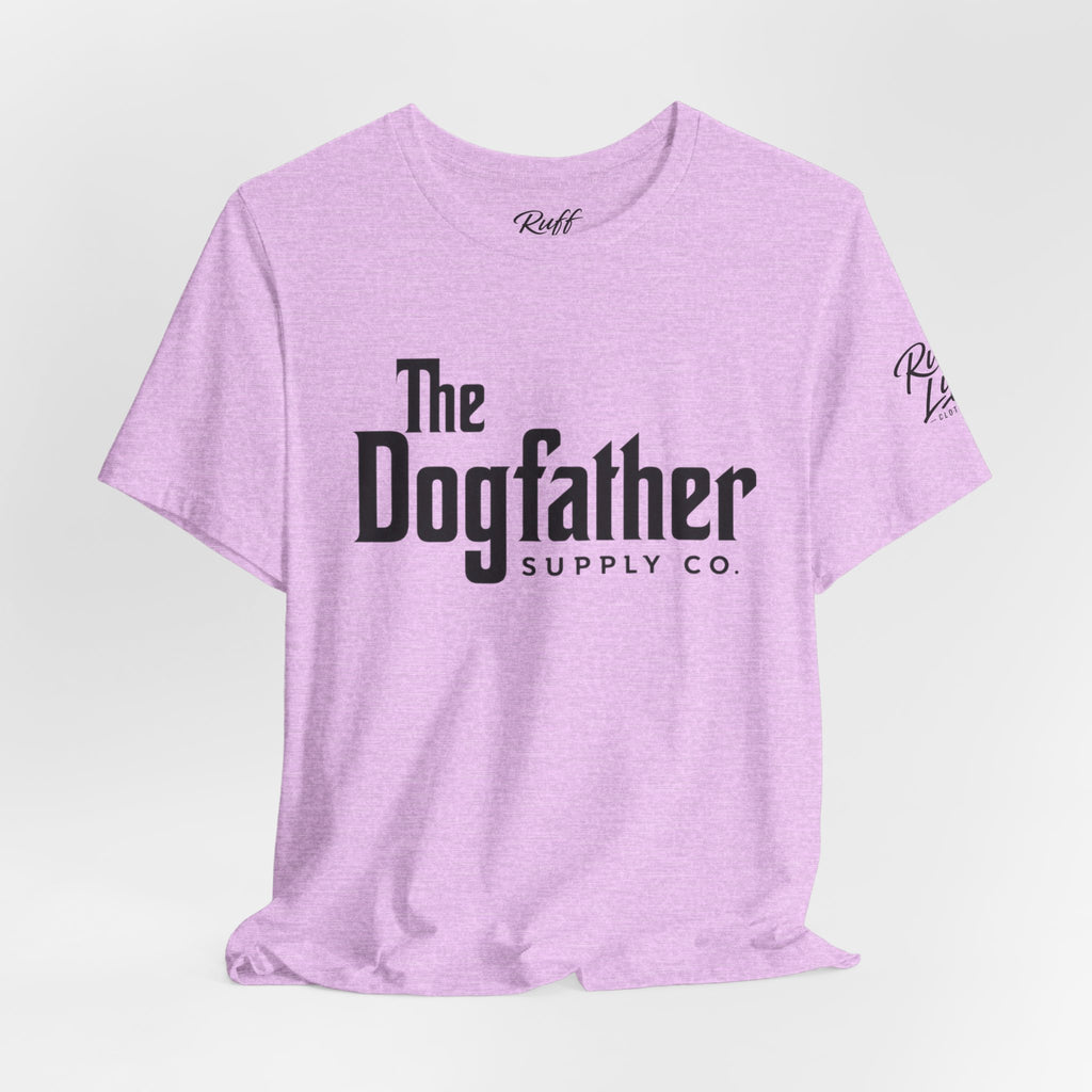 Dogfather T‑Shirt — "Respect the Family, Respect the Food Bowl" Funny Dog Graphic Tee