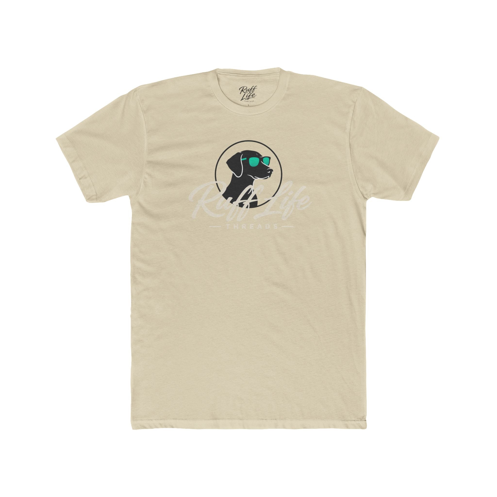 Ruff Life Tee — Retro Dog Graphic Cotton T‑Shirt