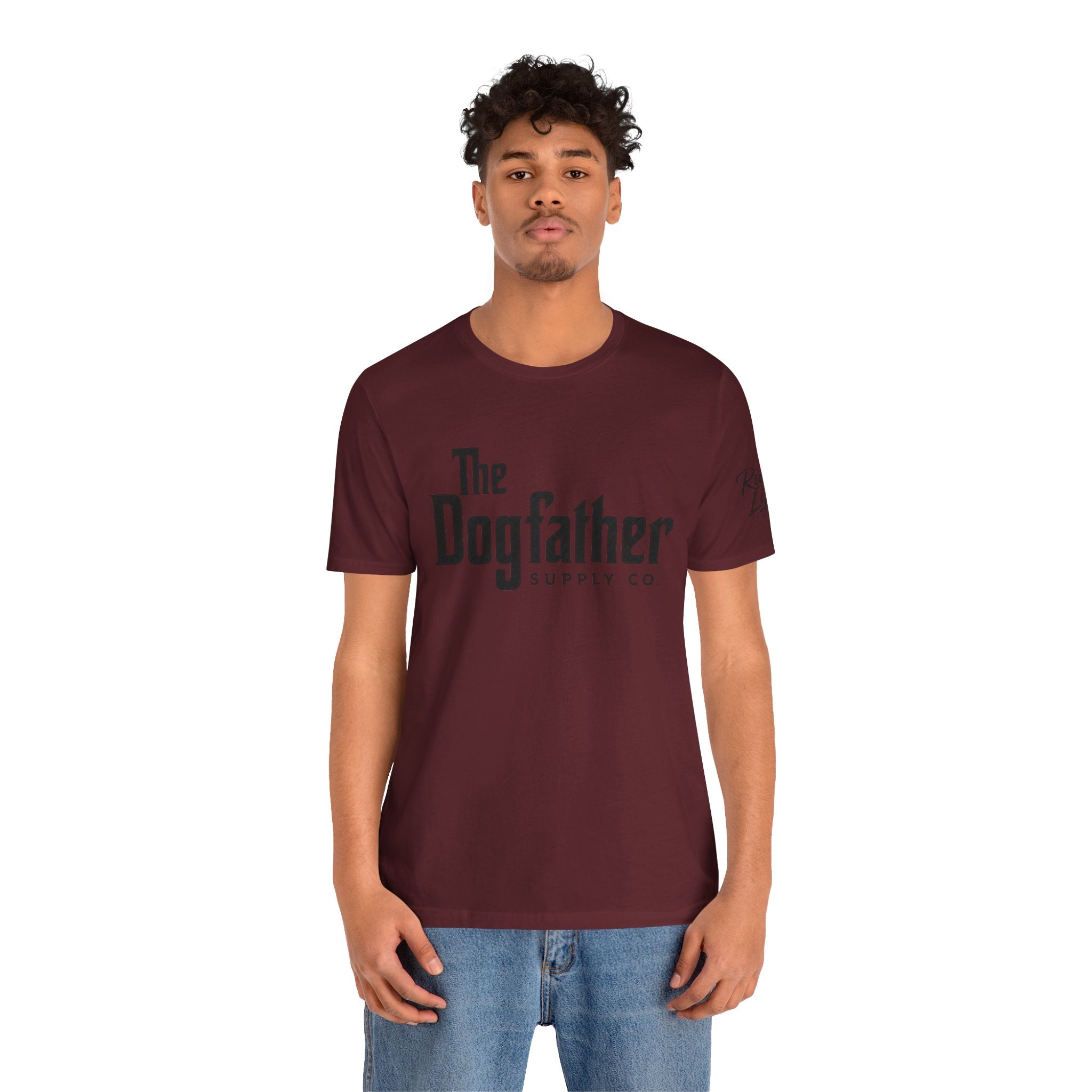 Dogfather T‑Shirt — "Respect the Family, Respect the Food Bowl" Funny Dog Graphic Tee