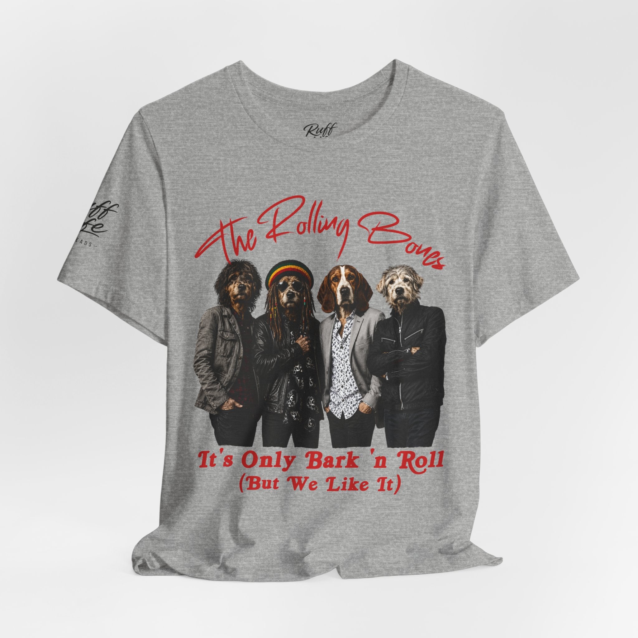 It's Only Bark 'n' Roll Dog Band T-Shirt