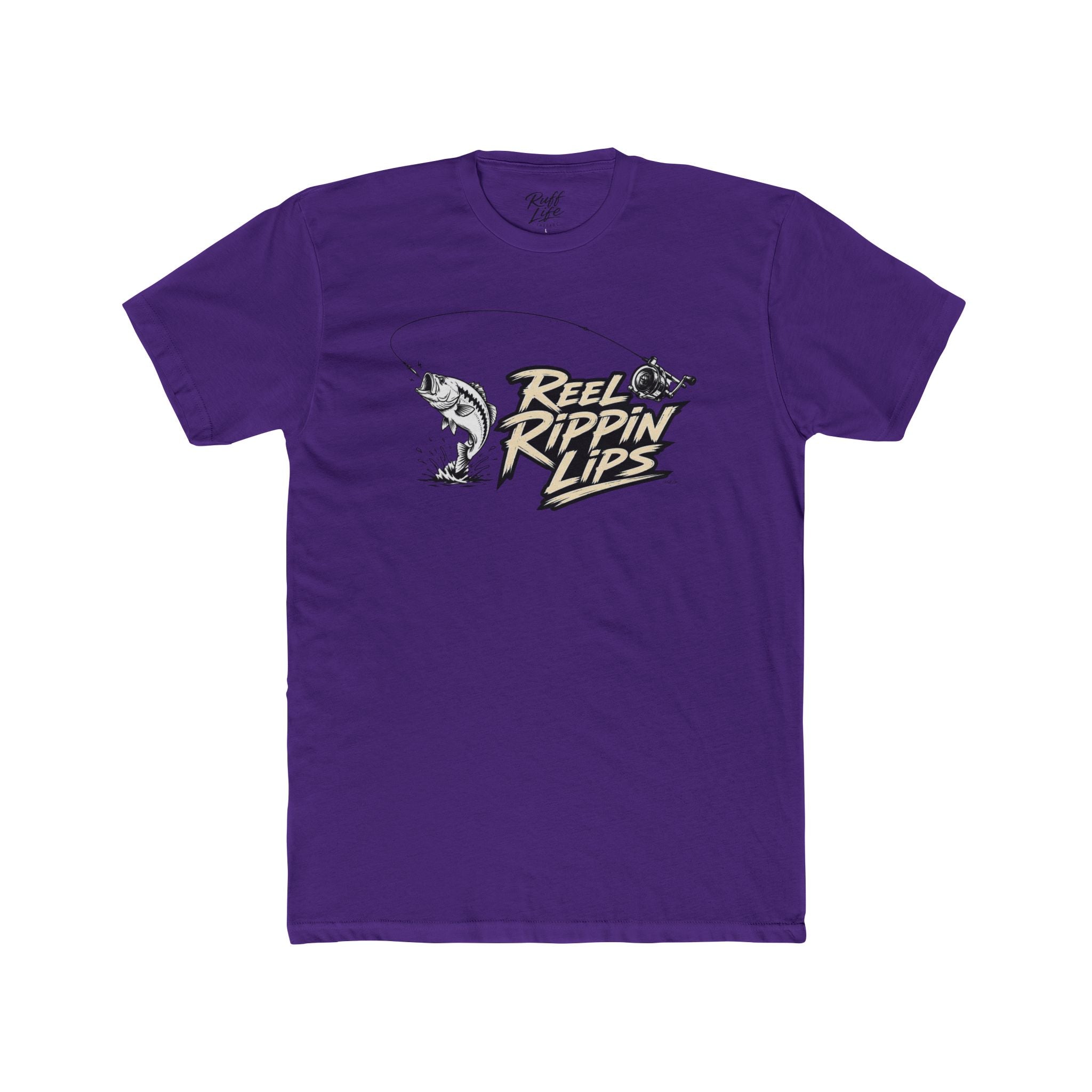 Fishing T-Shirt — "Reel Rippin' Lips" Bass Graphic Tee