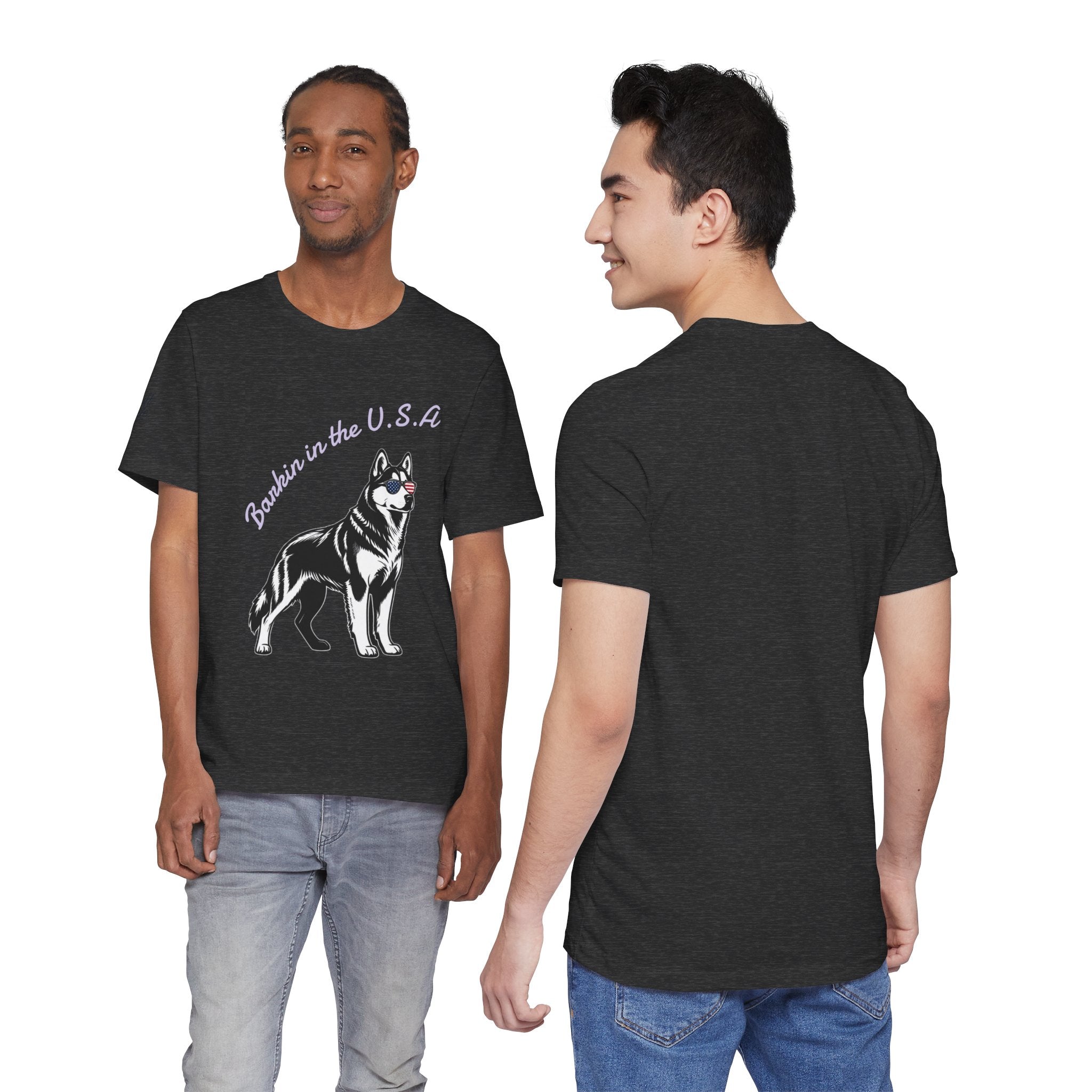Barkin' in the USA Dog T-Shirt — Funny Patriotic Pup Tee