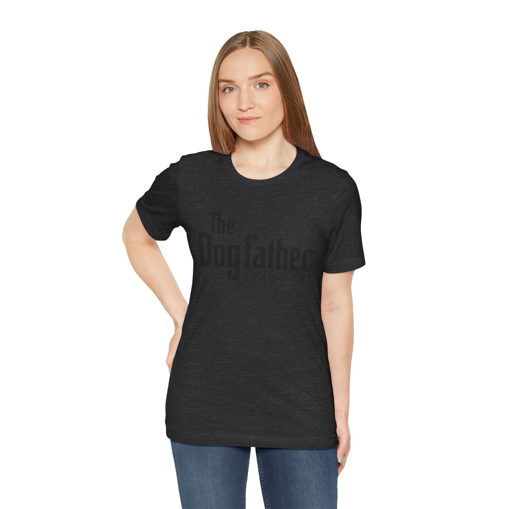Dogfather T‑Shirt — "Respect the Family, Respect the Food Bowl" Funny Dog Graphic Tee