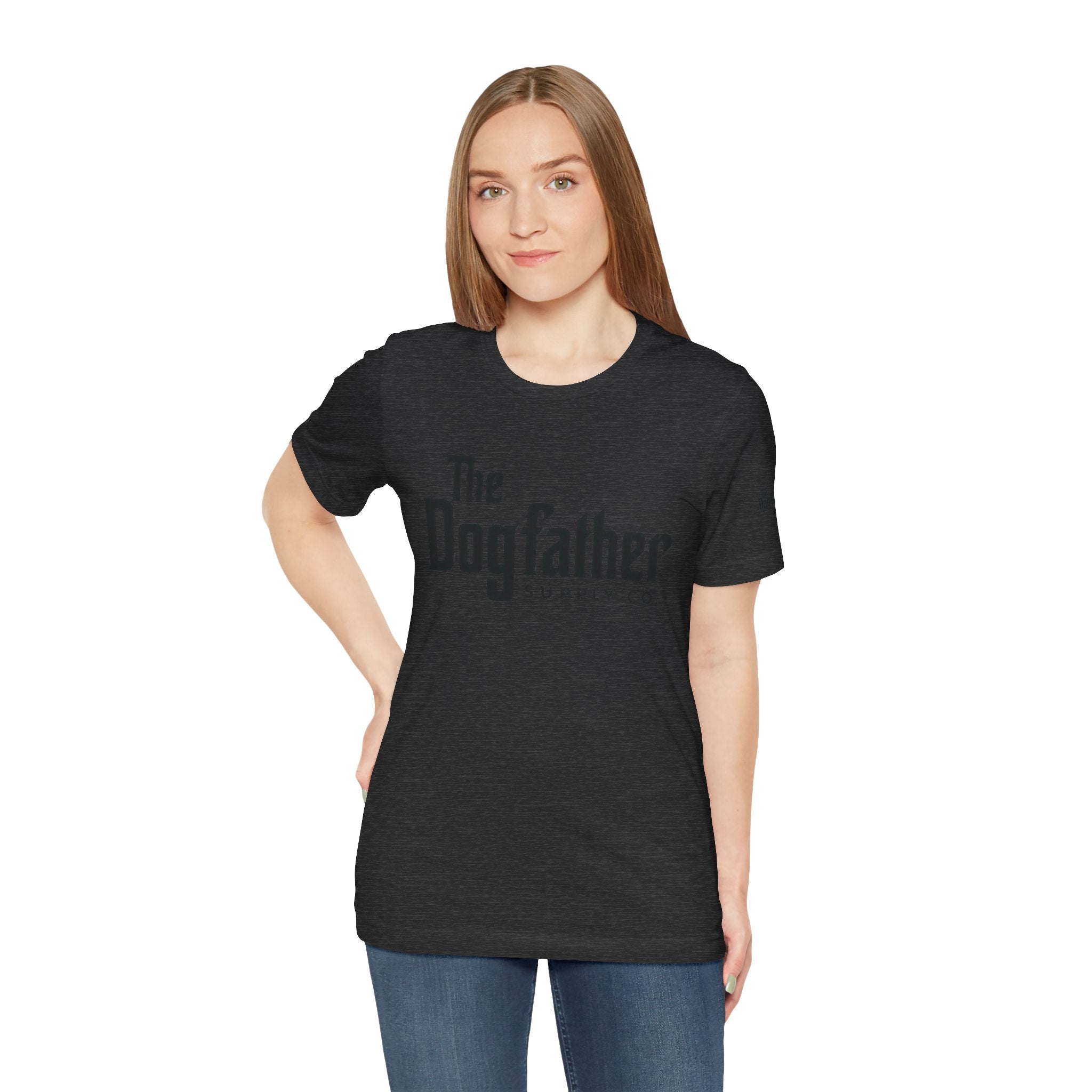 Dogfather T‑Shirt — "Respect the Family, Respect the Food Bowl" Funny Dog Graphic Tee
