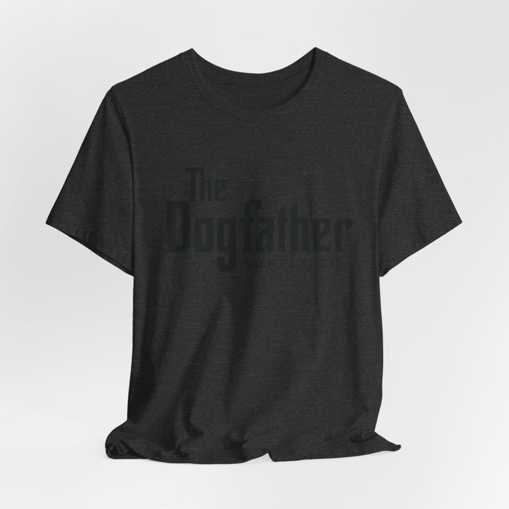 Dogfather T‑Shirt — "Respect the Family, Respect the Food Bowl" Funny Dog Graphic Tee