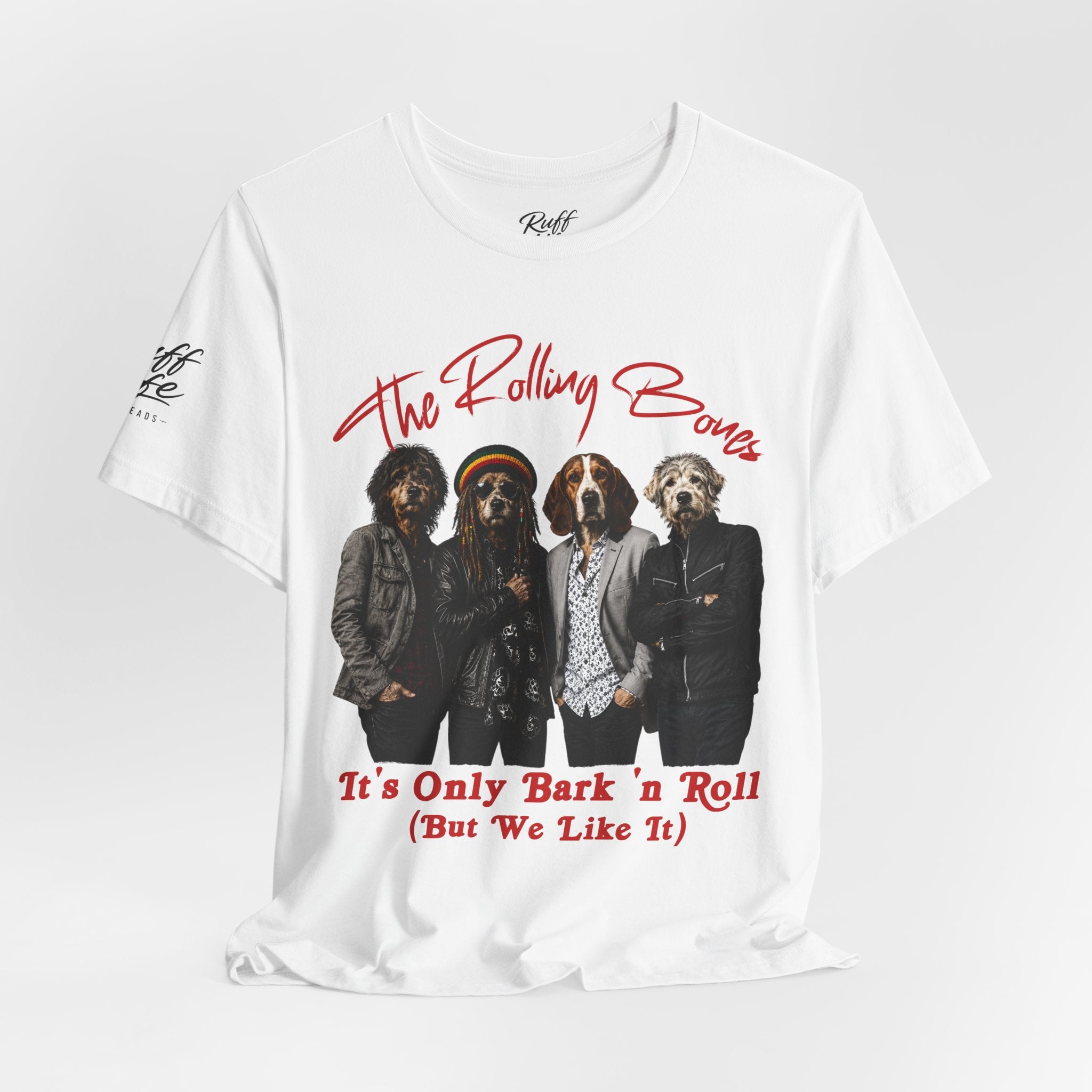 It's Only Bark 'n' Roll Dog Band T-Shirt