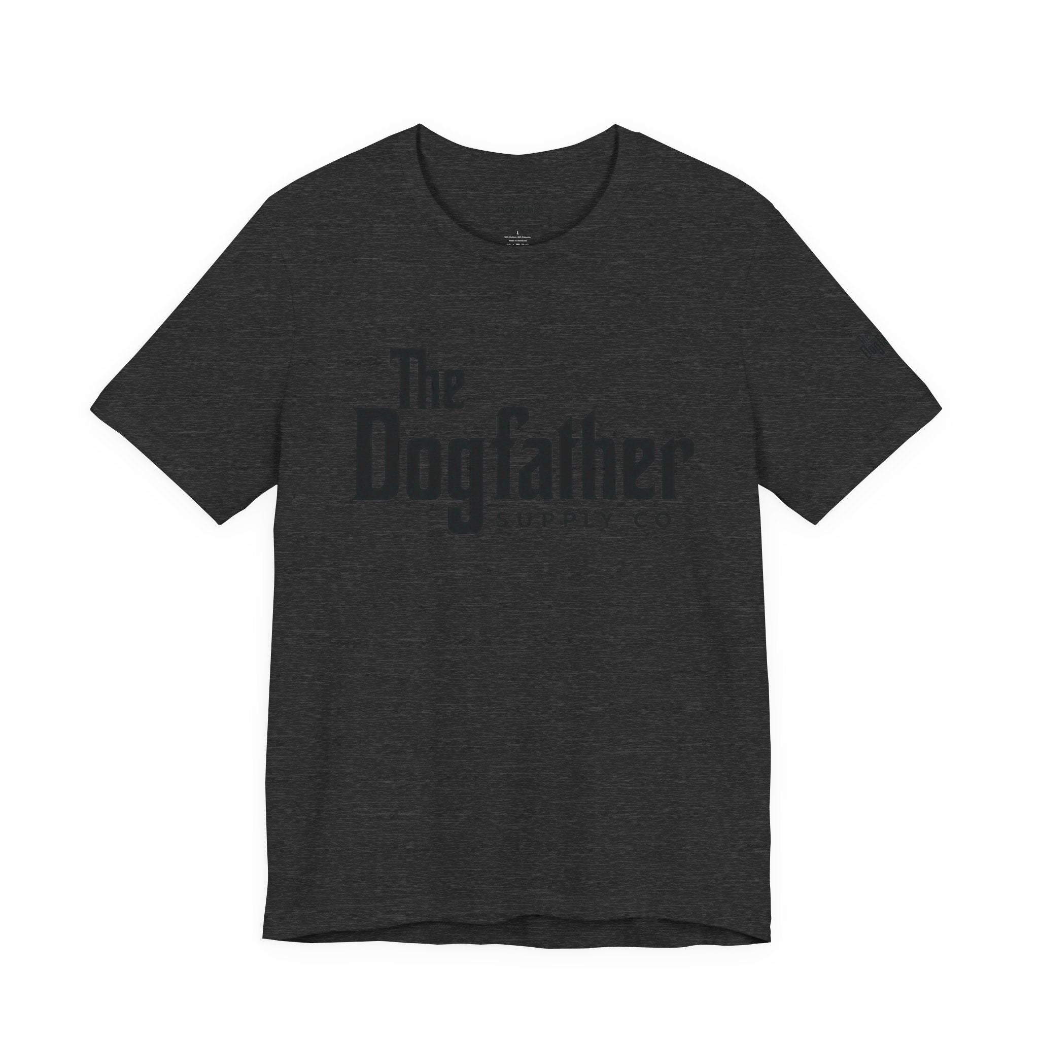 Dogfather T‑Shirt — "Respect the Family, Respect the Food Bowl" Funny Dog Graphic Tee