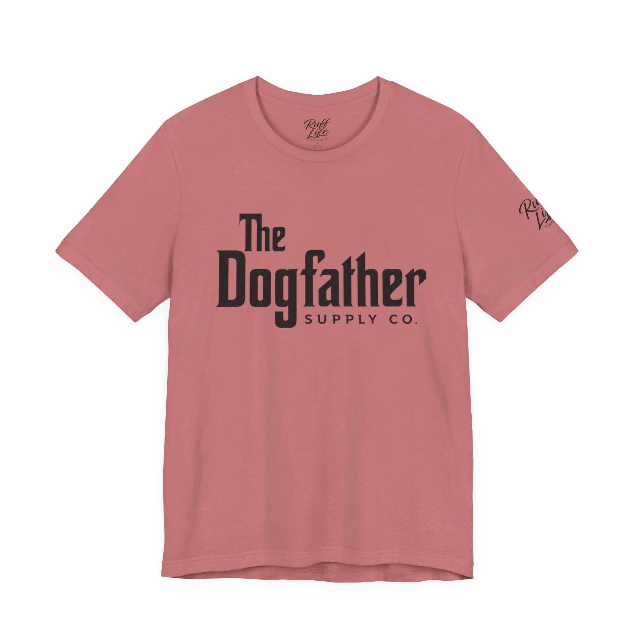 Dogfather T‑Shirt — "Respect the Family, Respect the Food Bowl" Funny Dog Graphic Tee