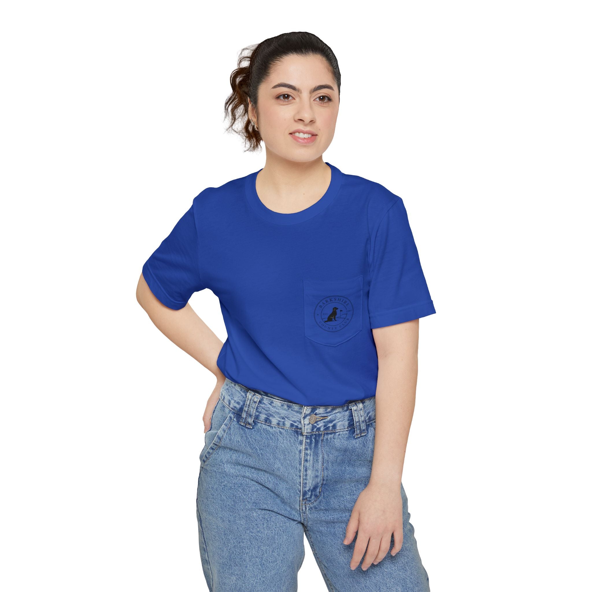 Barkshire Country Club "Life's Ruff" Golf Dog Pocket T-Shirt
