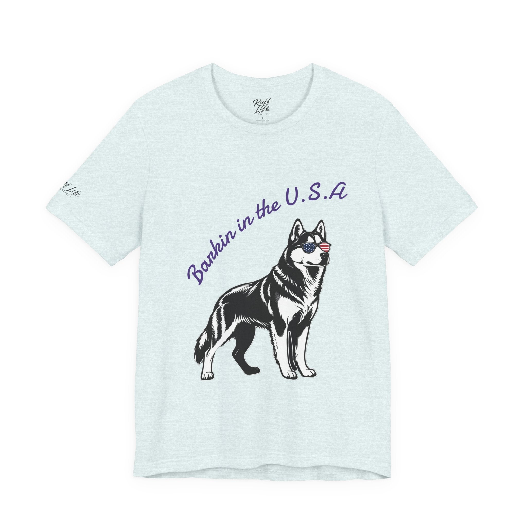 Barkin' in the USA Dog T-Shirt — Funny Patriotic Pup Tee