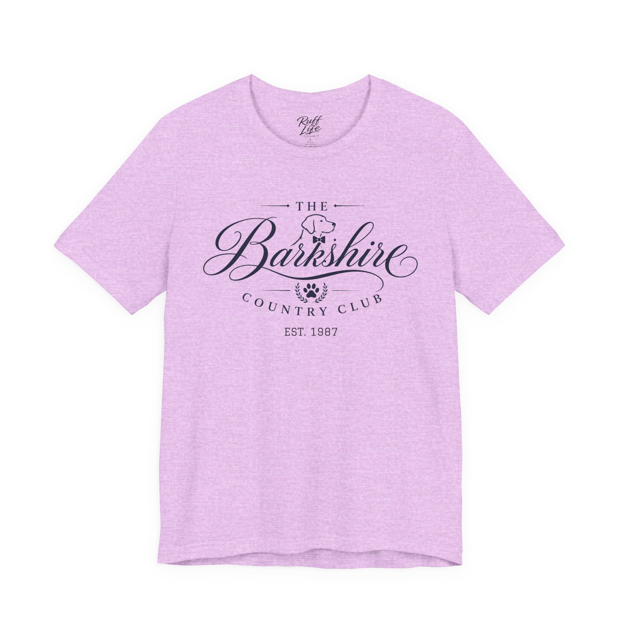 Barkshire CC Tee — "My Financial Advisor Told Me to Diversify" Dog Champagne & Oysters T-Shirt