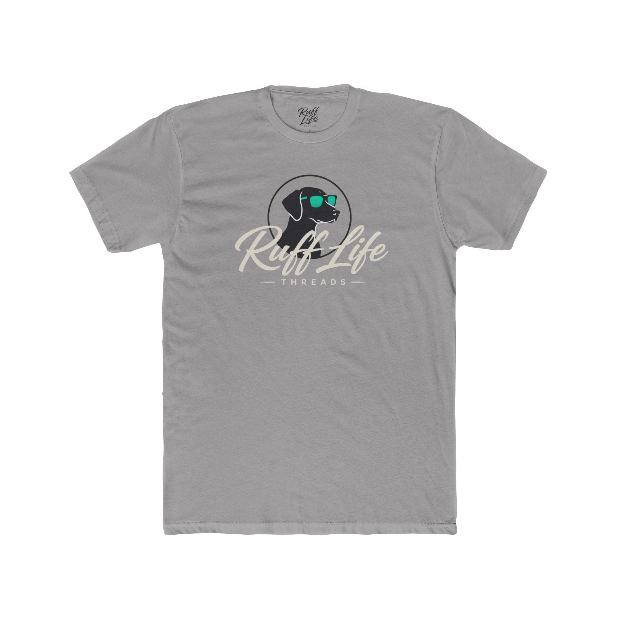 Ruff Life Tee — Retro Dog Graphic Cotton T‑Shirt