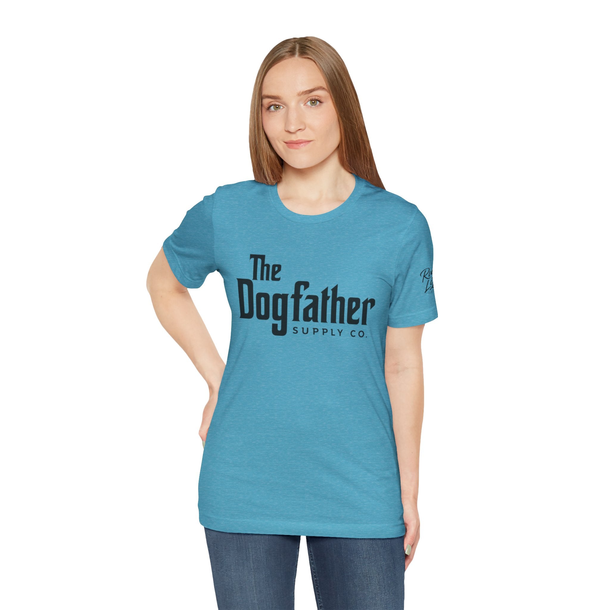 Dogfather T‑Shirt — "Respect the Family, Respect the Food Bowl" Funny Dog Graphic Tee