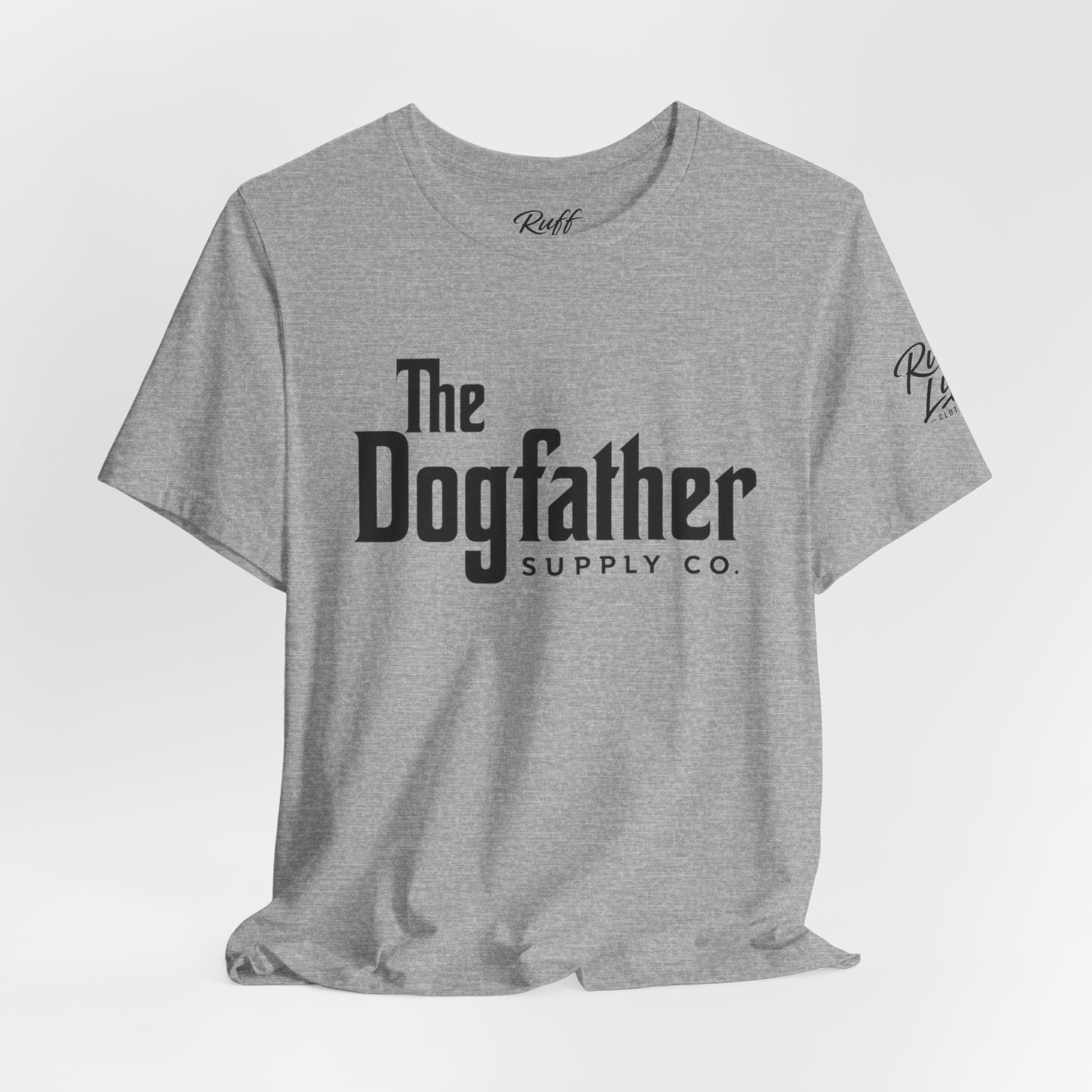 Dogfather T‑Shirt — "Respect the Family, Respect the Food Bowl" Funny Dog Graphic Tee