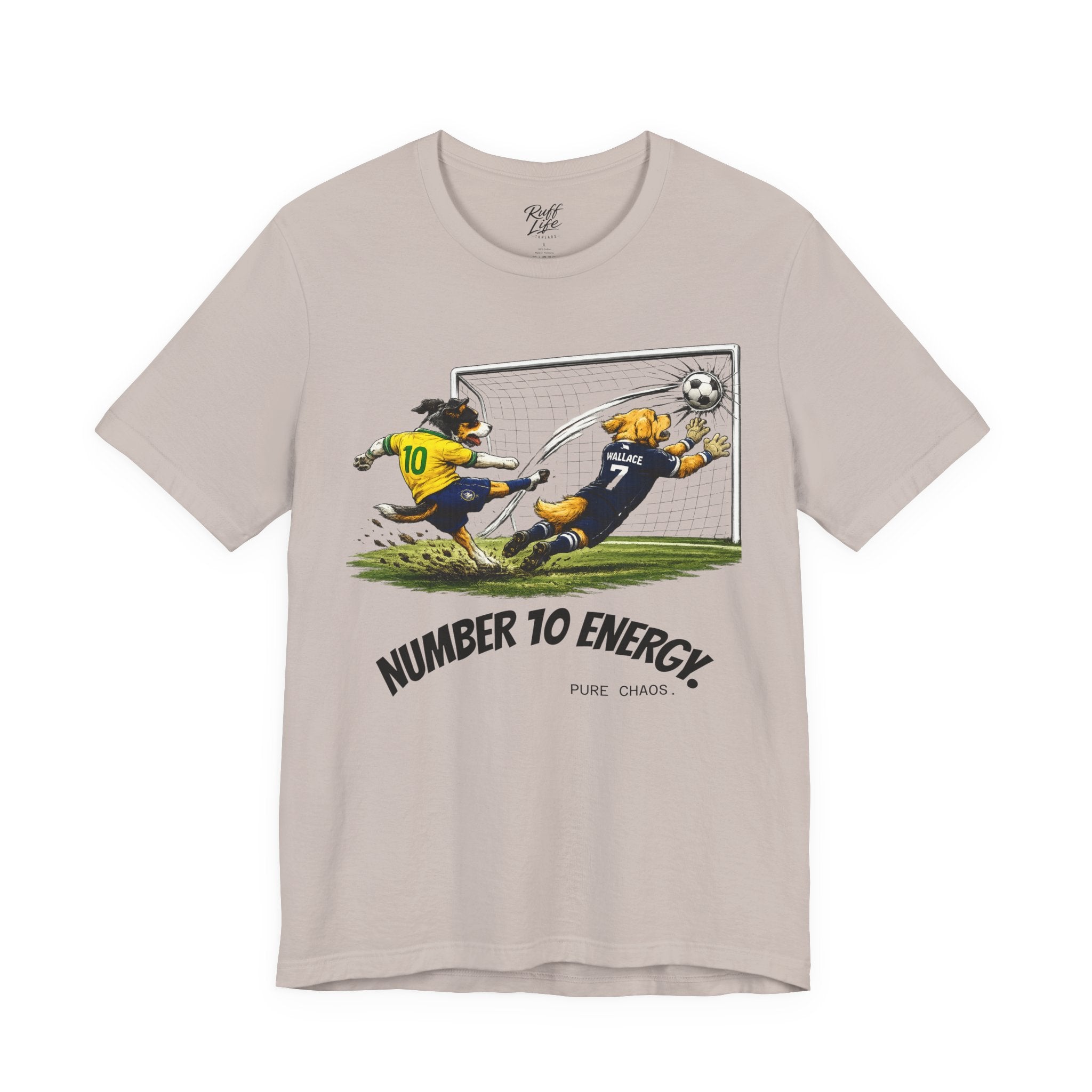 World Pup 2026 Soccer Tee — 'Number 10 Energy' Brazil vs Scotland Cartoon Shirt - World Cup 26'