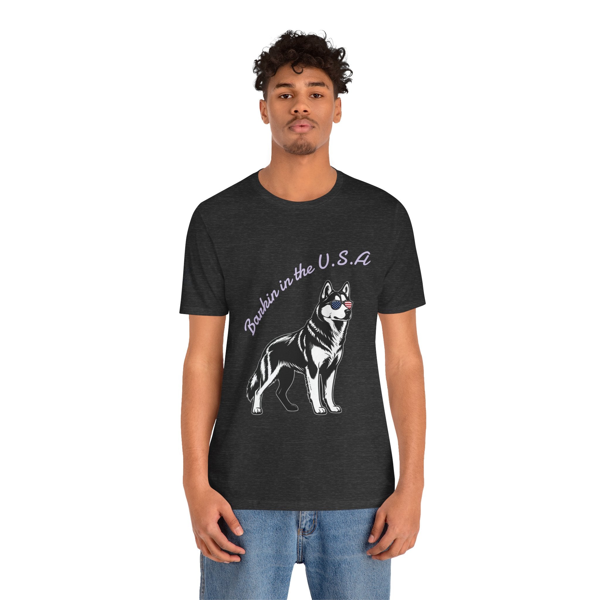 Barkin' in the USA Dog T-Shirt — Funny Patriotic Pup Tee