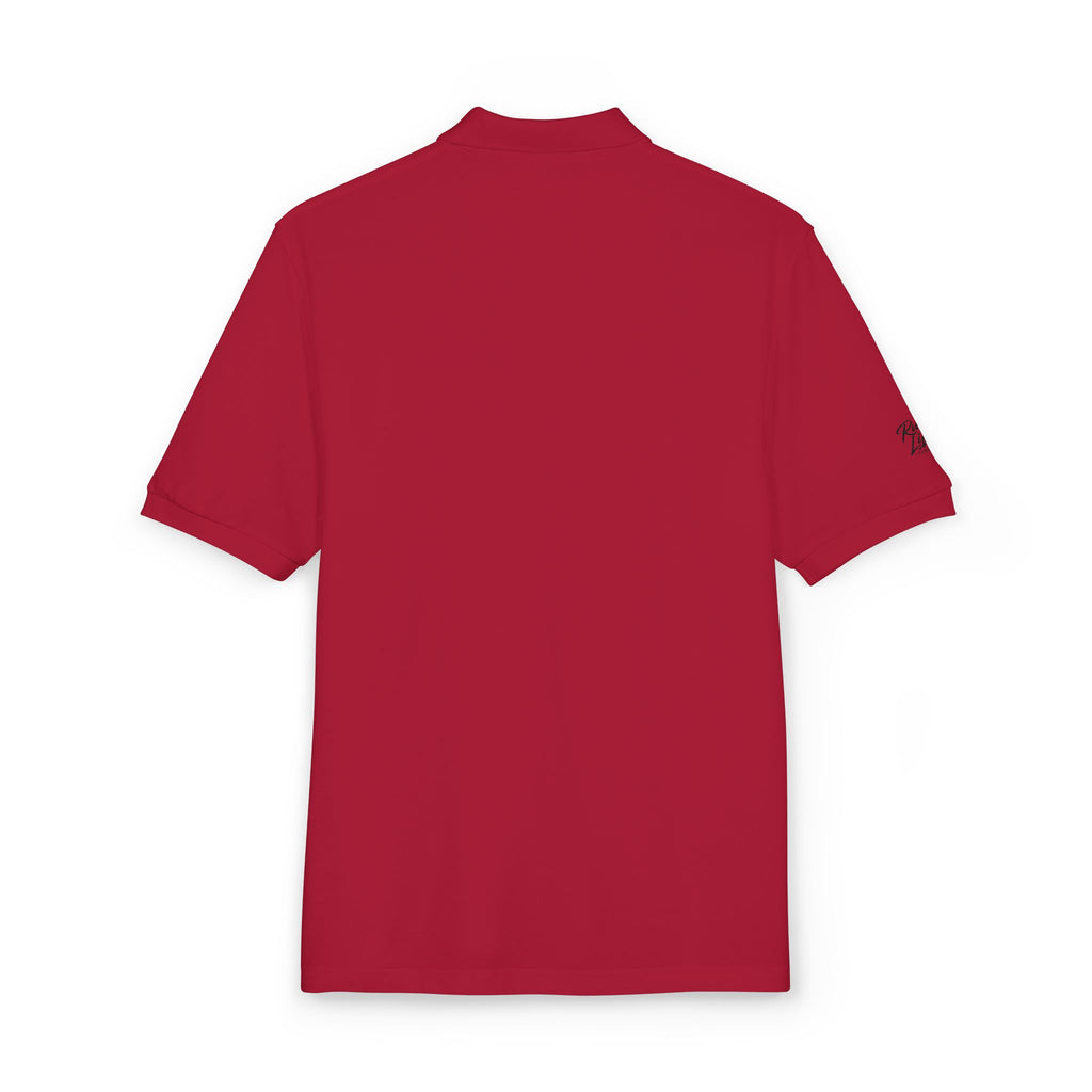 Embroidered "Barkshire Country Club" Golf Polo Shirt — Classic Short-Sleeve Collared Tee