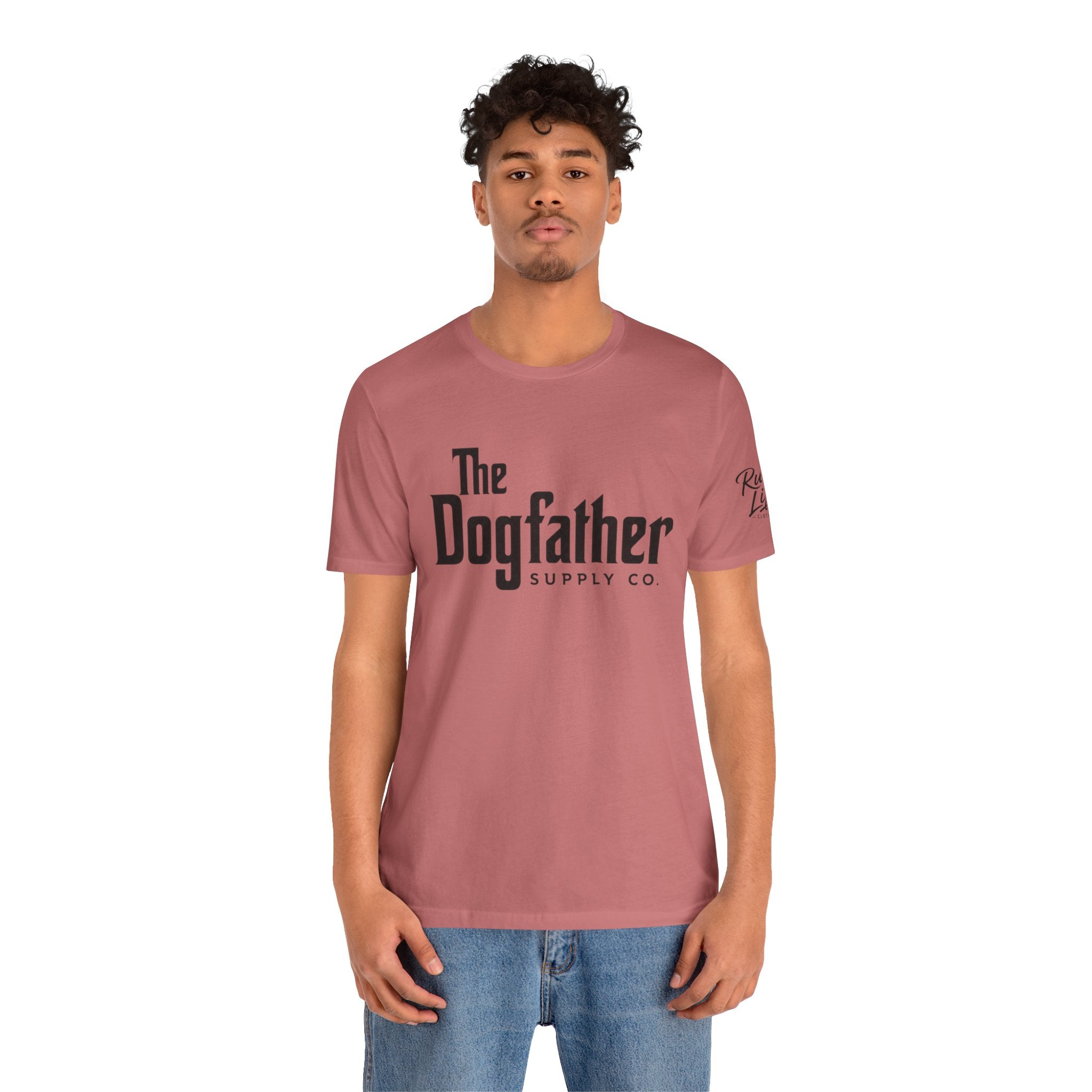 Dogfather T‑Shirt — "Respect the Family, Respect the Food Bowl" Funny Dog Graphic Tee