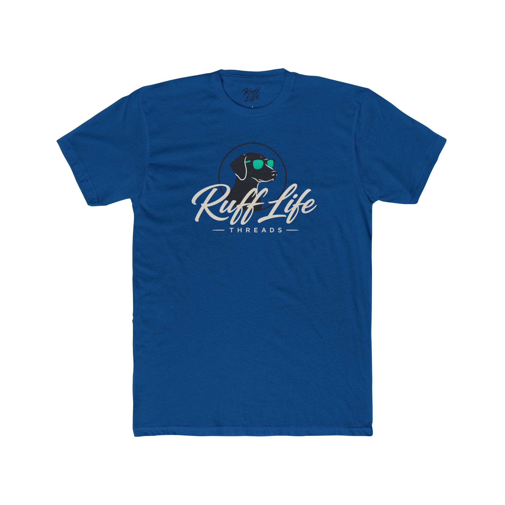 Ruff Life Tee — Retro Dog Graphic Cotton T‑Shirt