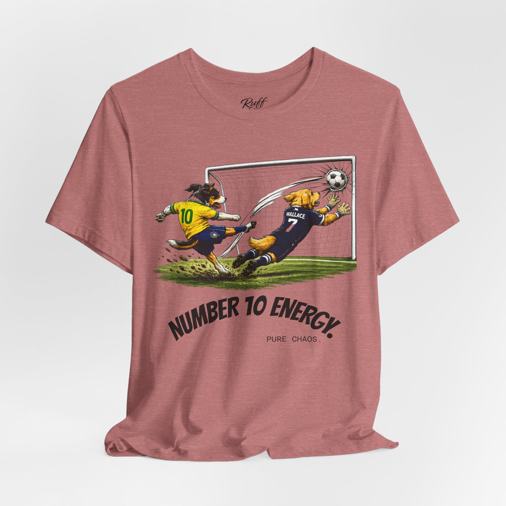 World Pup 2026 Soccer Tee — 'Number 10 Energy' Brazil vs Scotland Cartoon Shirt - World Cup 26'
