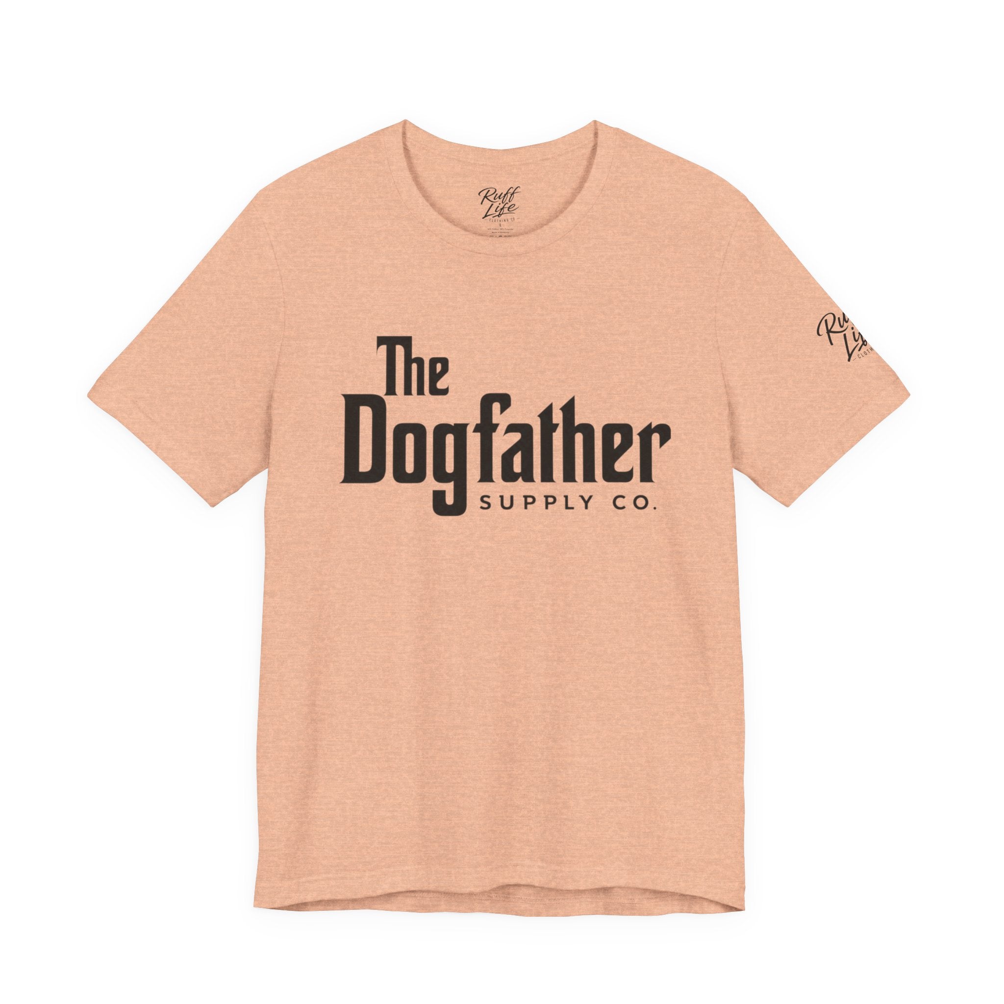 Dogfather T‑Shirt — "Respect the Family, Respect the Food Bowl" Funny Dog Graphic Tee