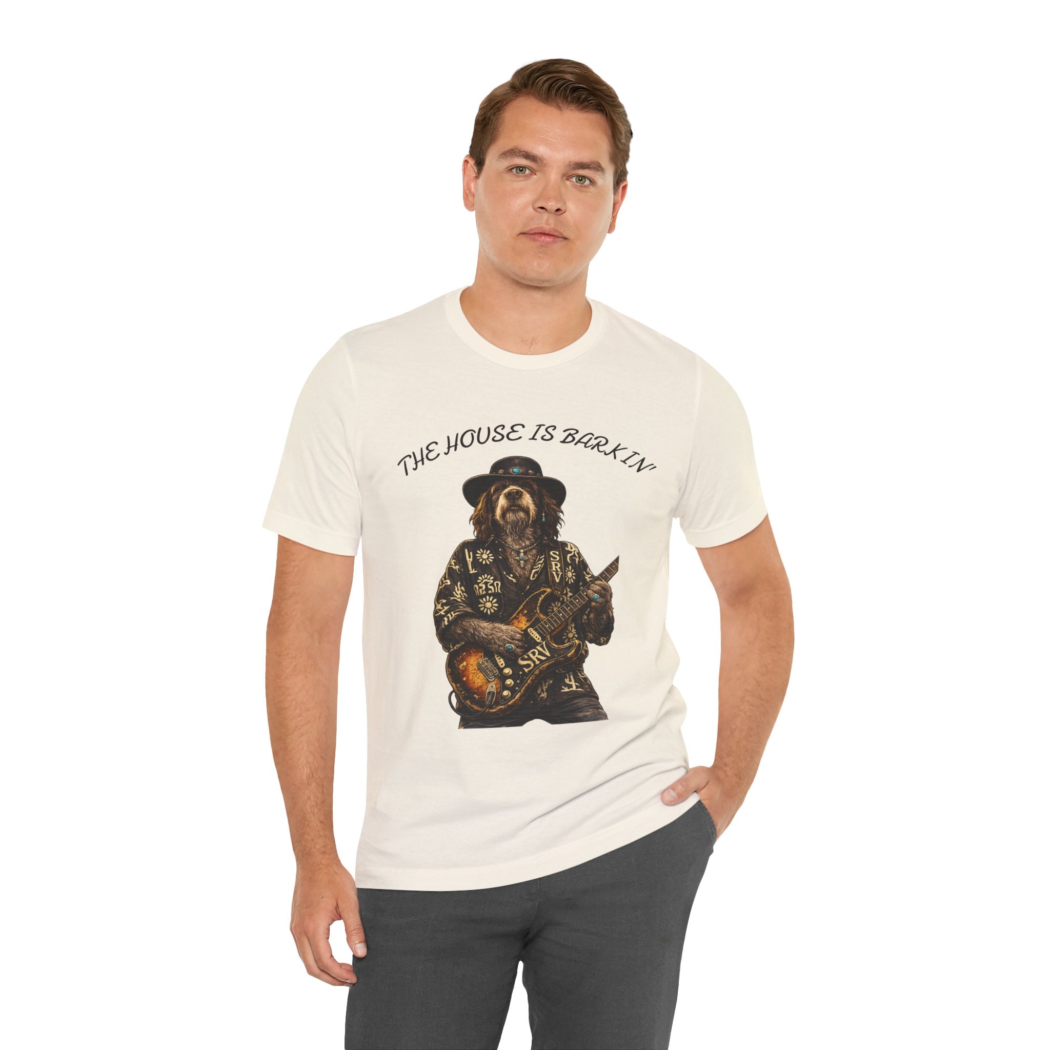 Howlin' Since '83 Vintage Dog Guitar Band Tee — SRV Inspired Rock T-Shirt
