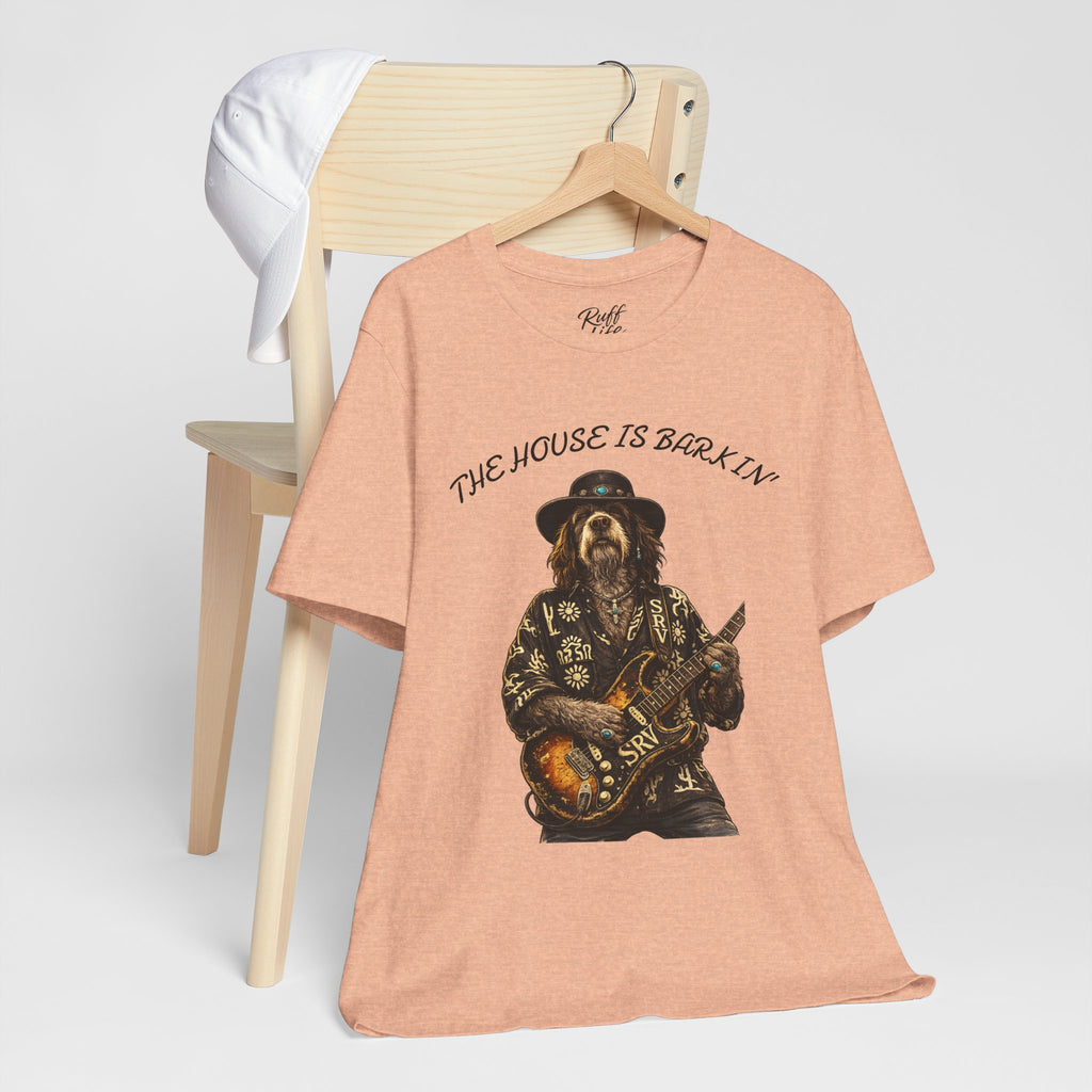 Howlin' Since '83 Vintage Dog Guitar Band Tee — SRV Inspired Rock T-Shirt