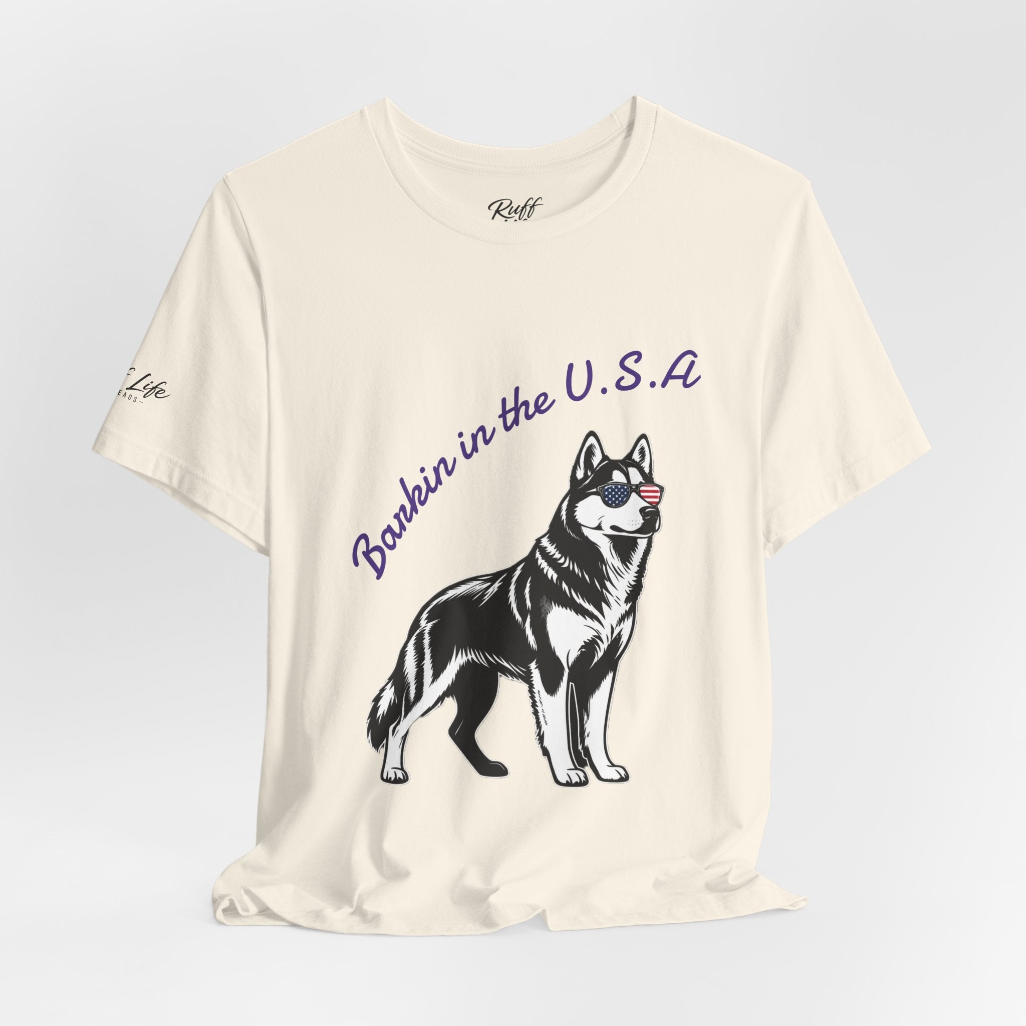 Barkin' in the USA Dog T-Shirt — Funny Patriotic Pup Tee