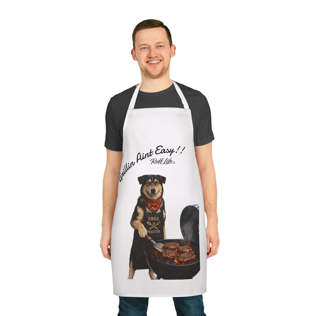Apron — 'Grillin' Ain't Easy' Dog BBQ Apron