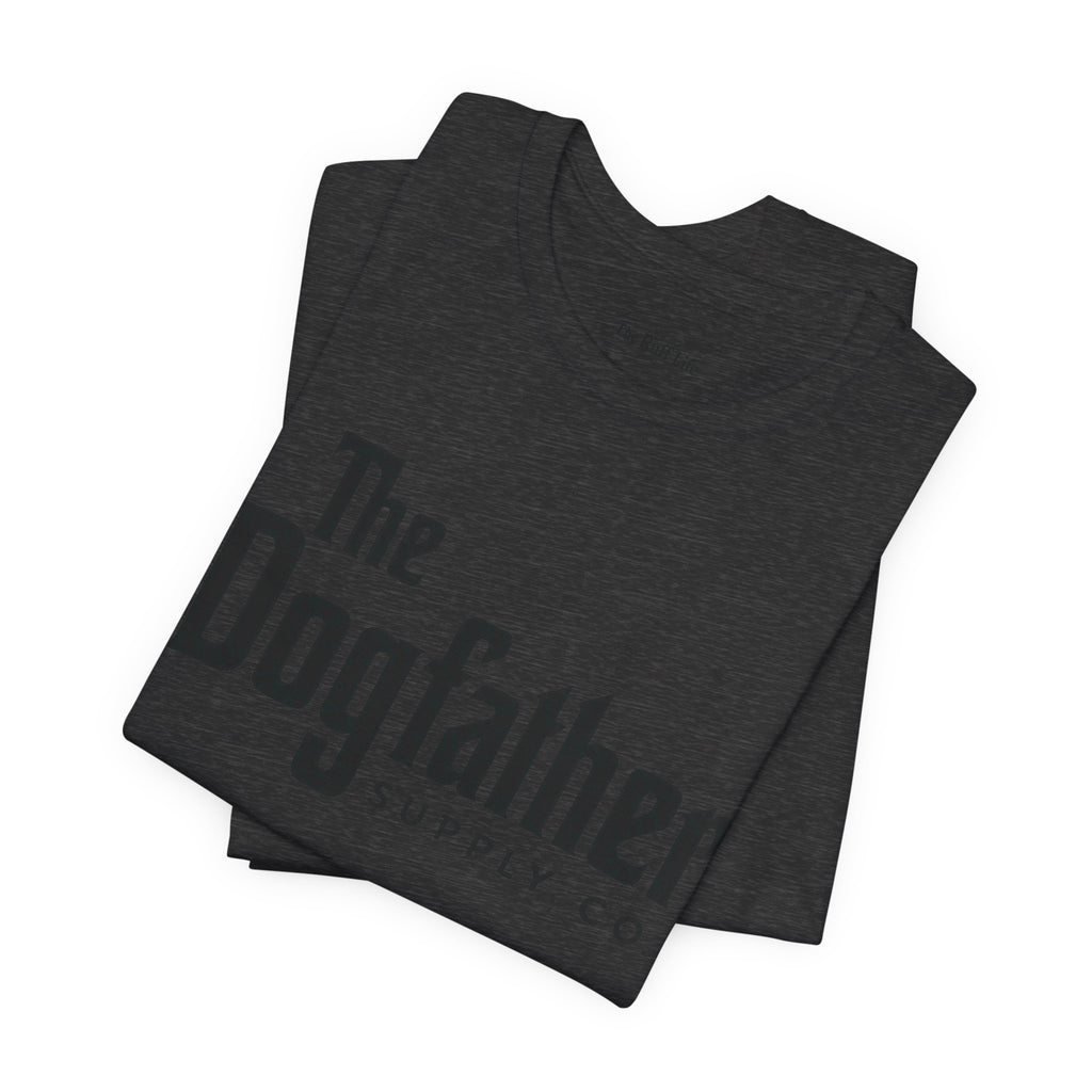 Dogfather T‑Shirt — "Respect the Family, Respect the Food Bowl" Funny Dog Graphic Tee
